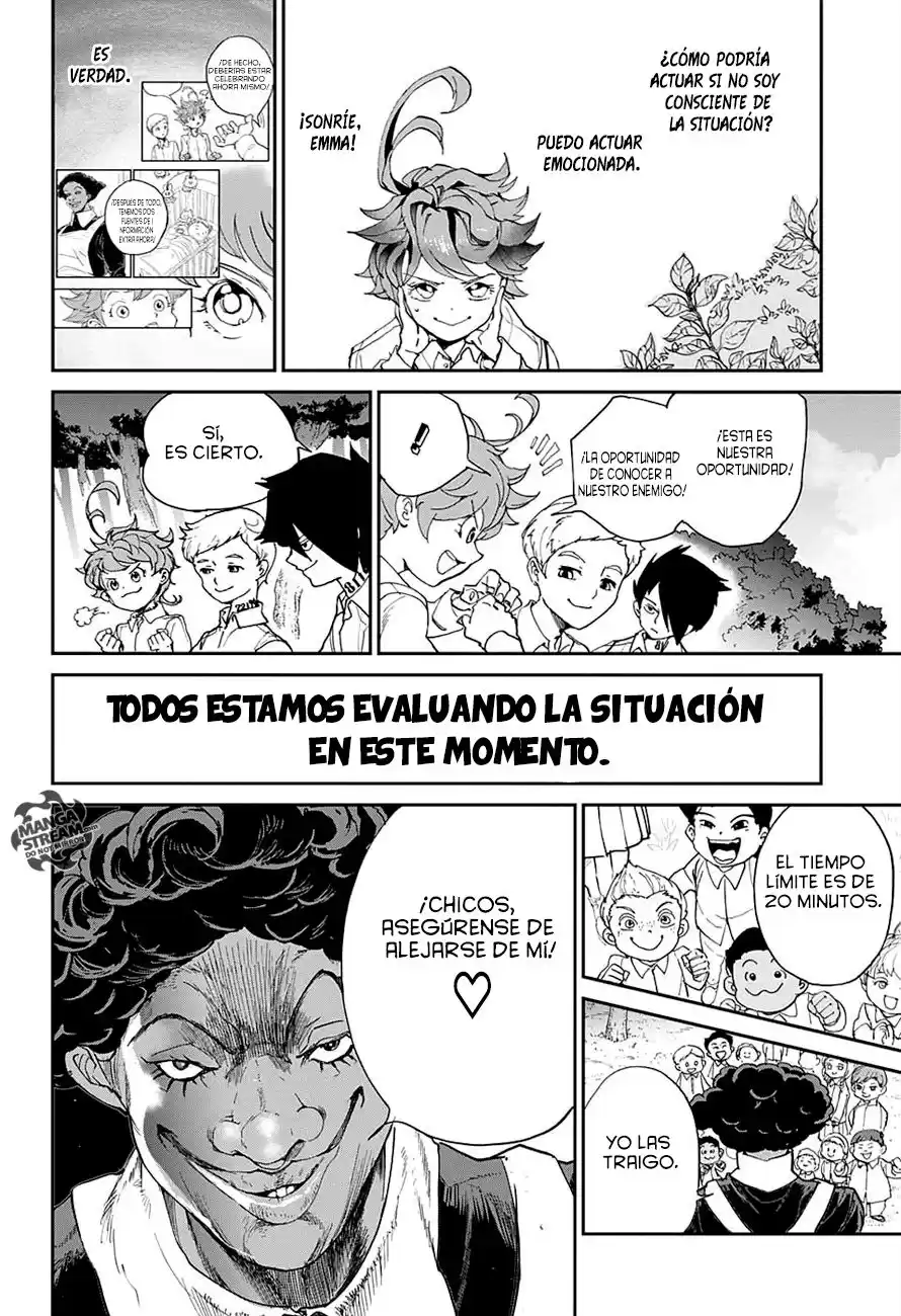 The Promised Neverland Capitulo 9: Vamos a jugar una partida de las traes página 3