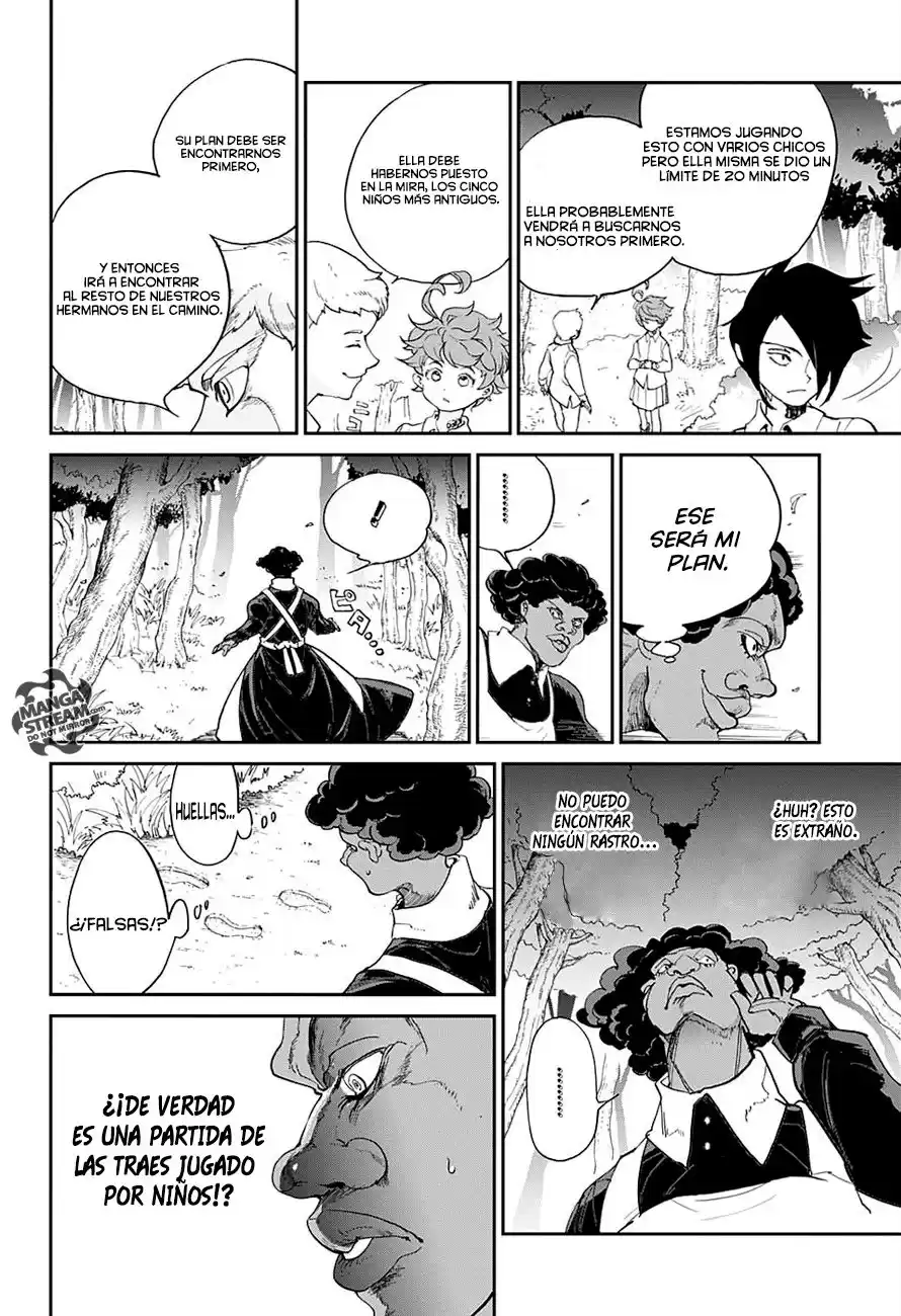 The Promised Neverland Capitulo 9: Vamos a jugar una partida de las traes página 7