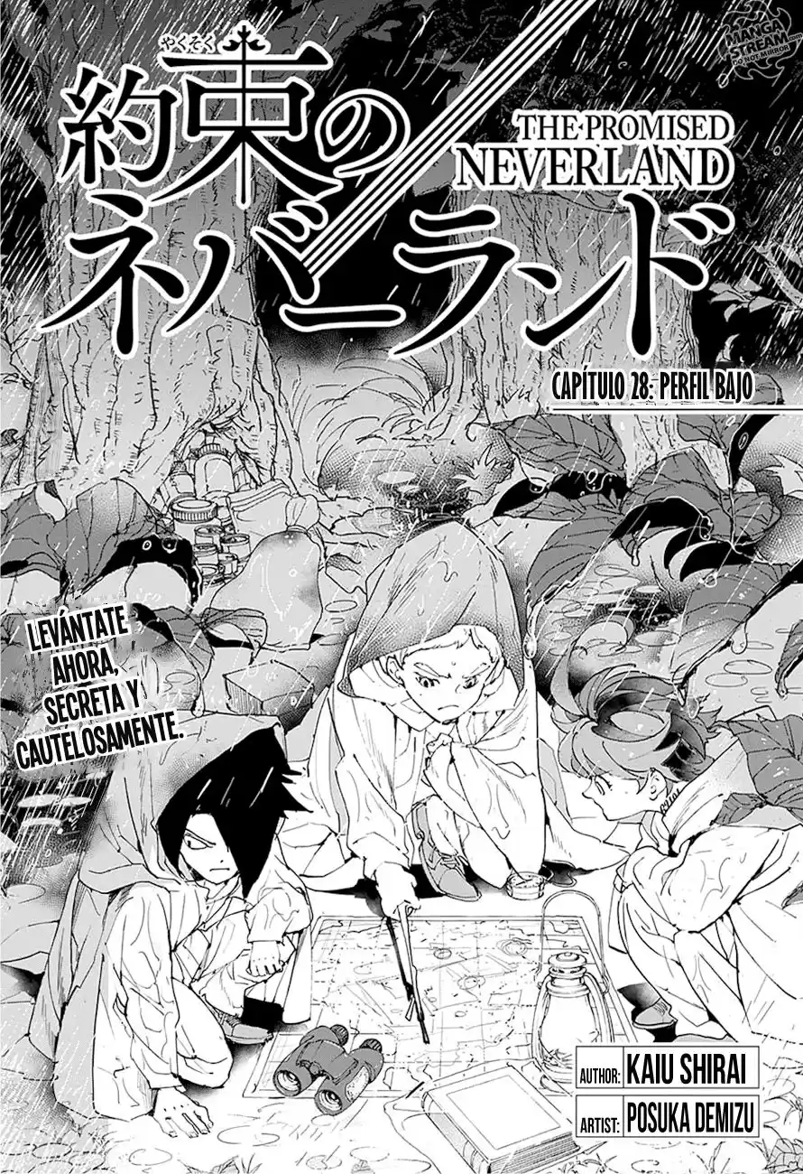 The Promised Neverland Capitulo 28: Perfil bajo. página 2