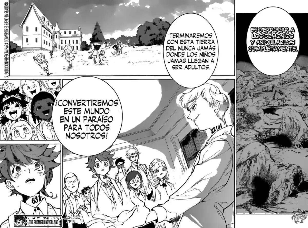 The Promised Neverland Capitulo 120: Monstruos sin forma. página 19