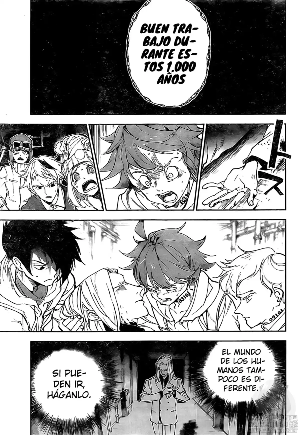 The Promised Neverland Capitulo 174: Un nuevo mundo página 7