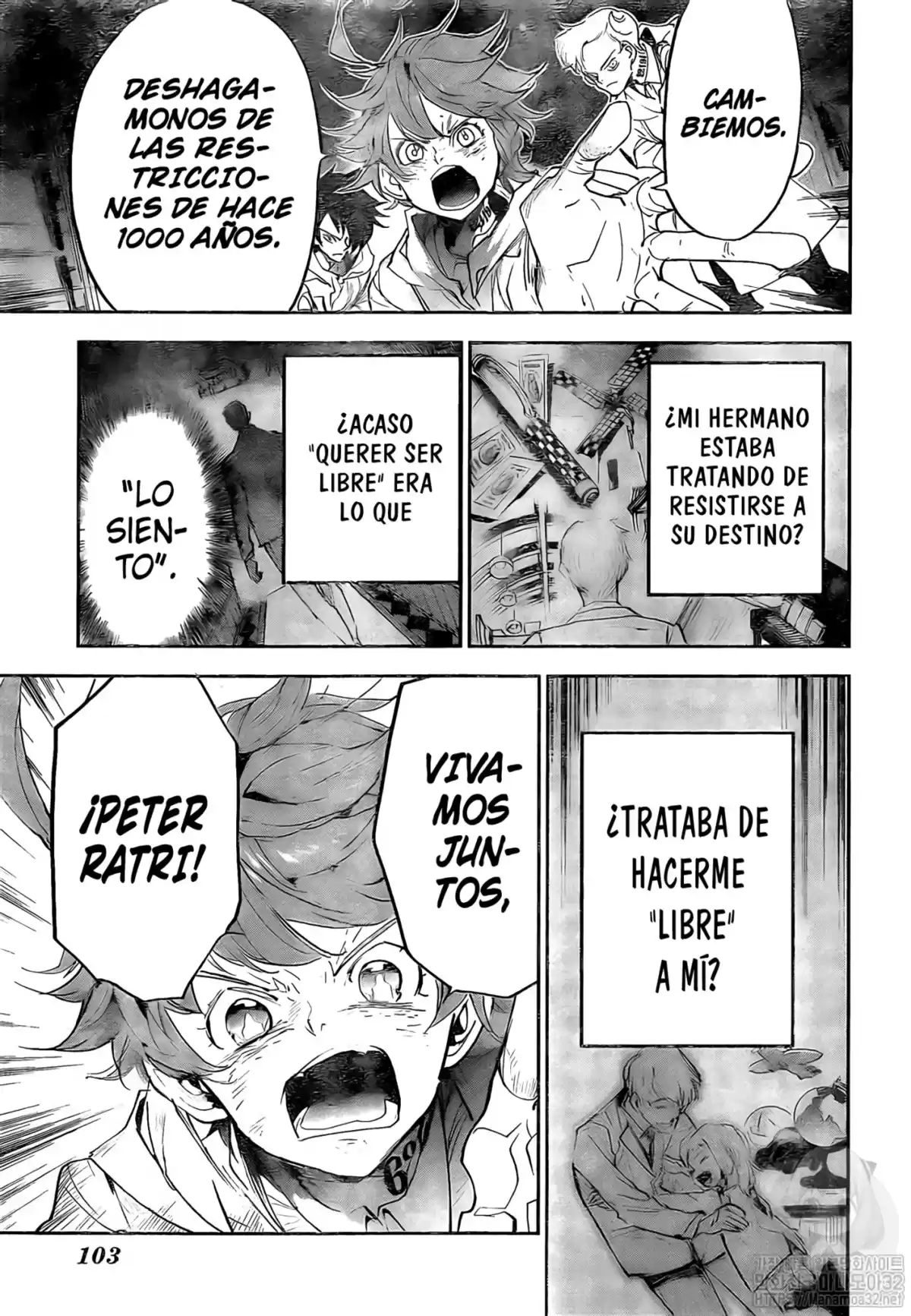 The Promised Neverland Capitulo 173: Prisioneros página 16