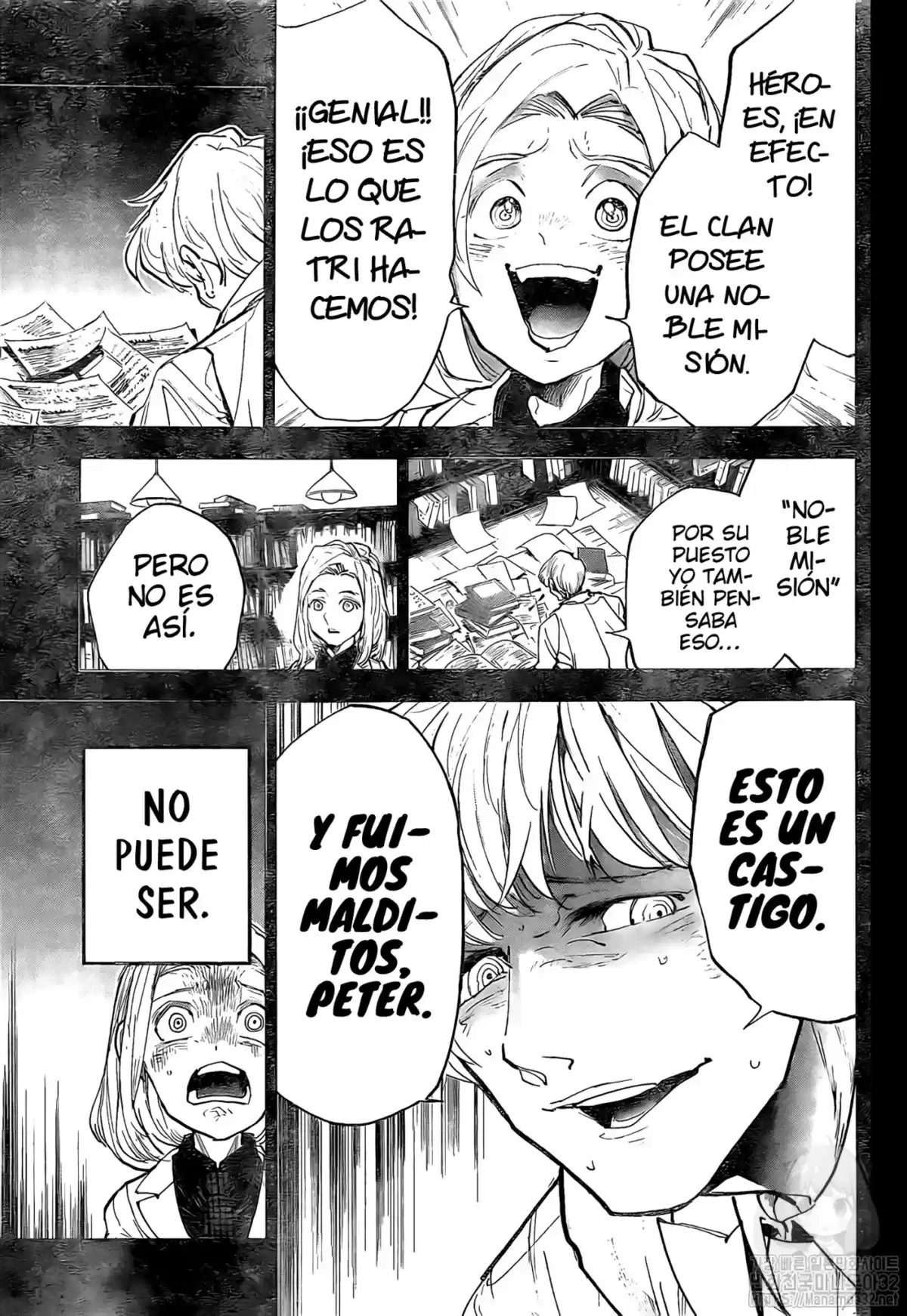 The Promised Neverland Capitulo 173: Prisioneros página 8