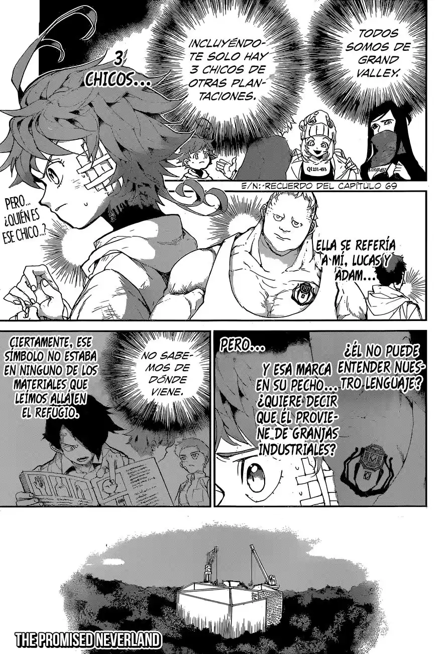 The Promised Neverland Capitulo 74: Un chico muy especial página 2