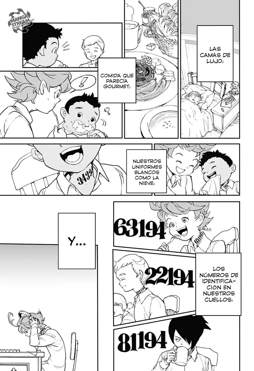 The Promised Neverland Capitulo 1: La casa del campo de gracia página 12