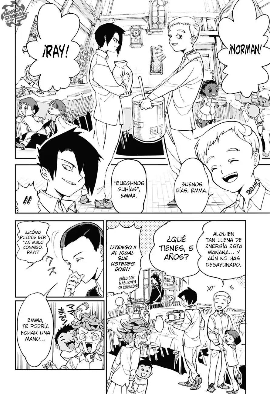 The Promised Neverland Capitulo 1: La casa del campo de gracia página 9