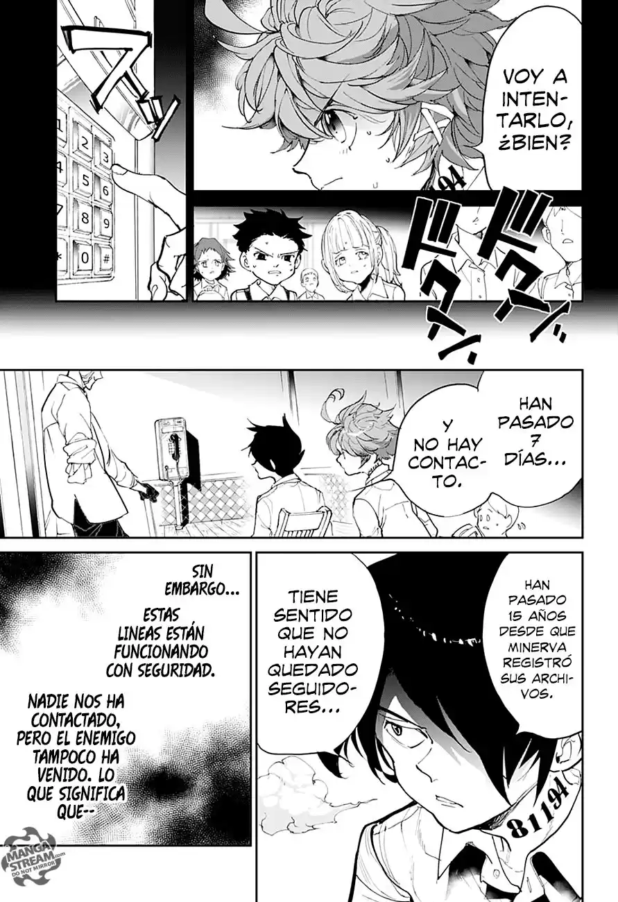 The Promised Neverland Capitulo 98: El Sonido del Comienzo página 17