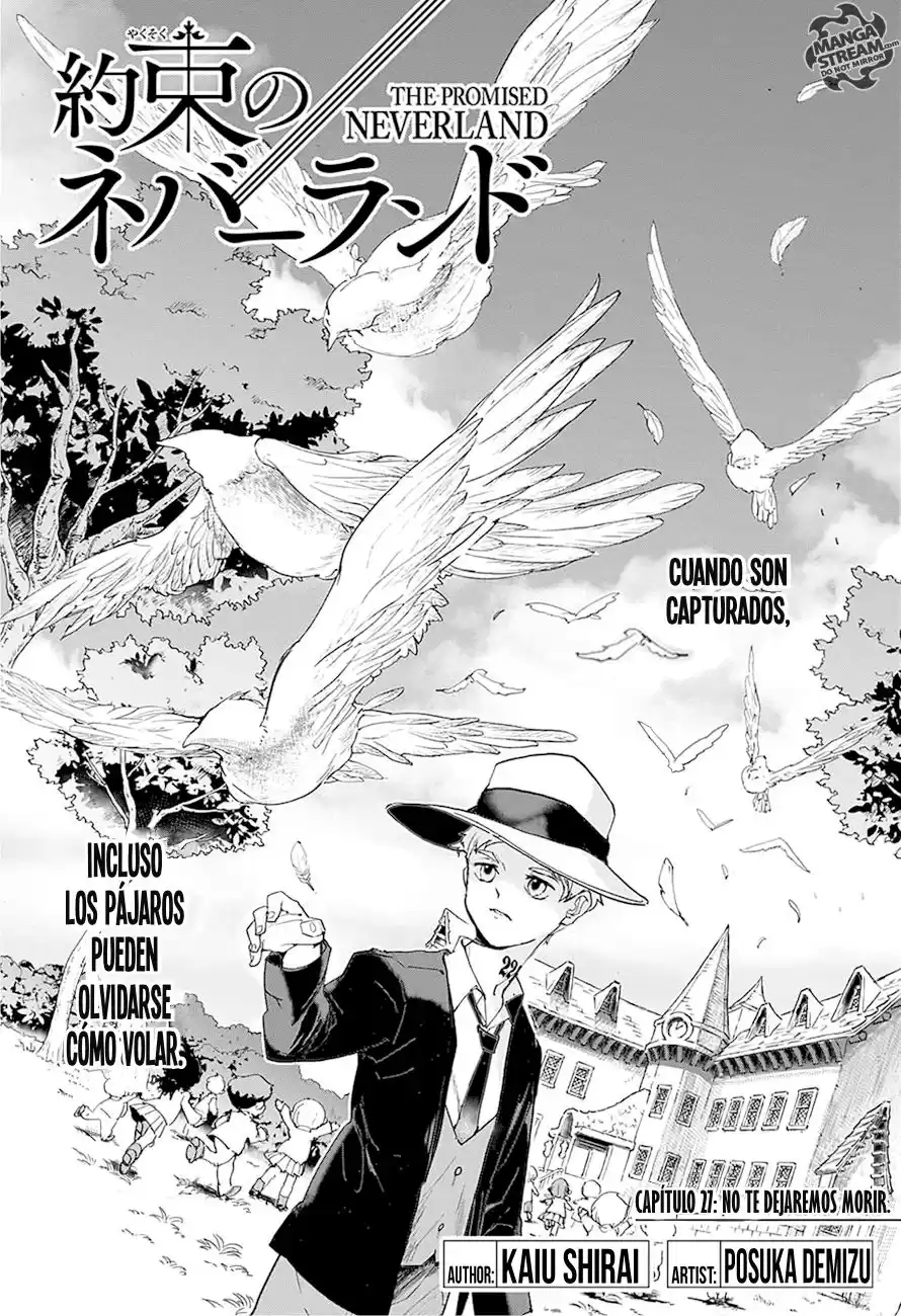 The Promised Neverland Capitulo 27: No te dejaremos morir. página 2