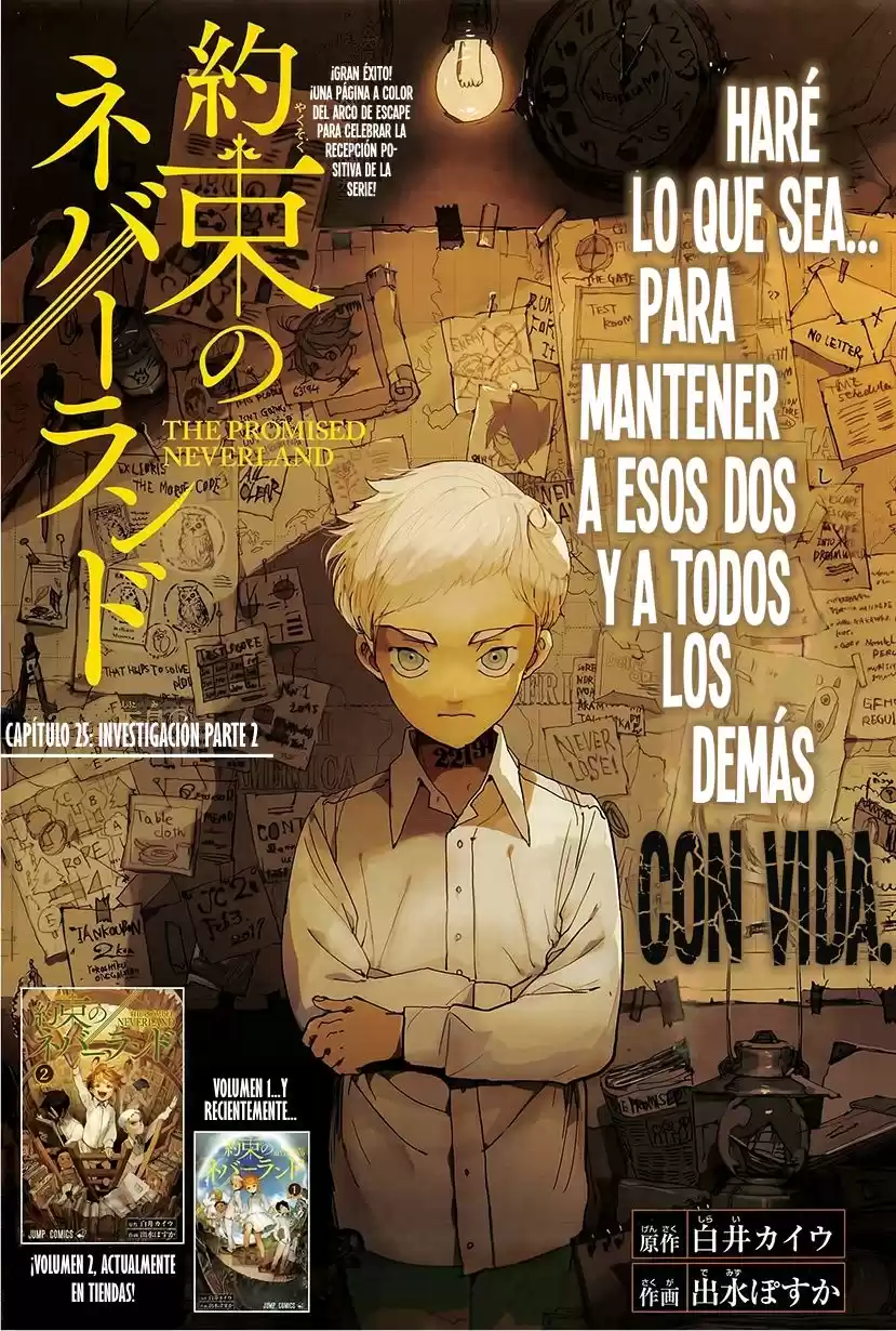 The Promised Neverland Capitulo 25: Investigación: Parte 2 página 2