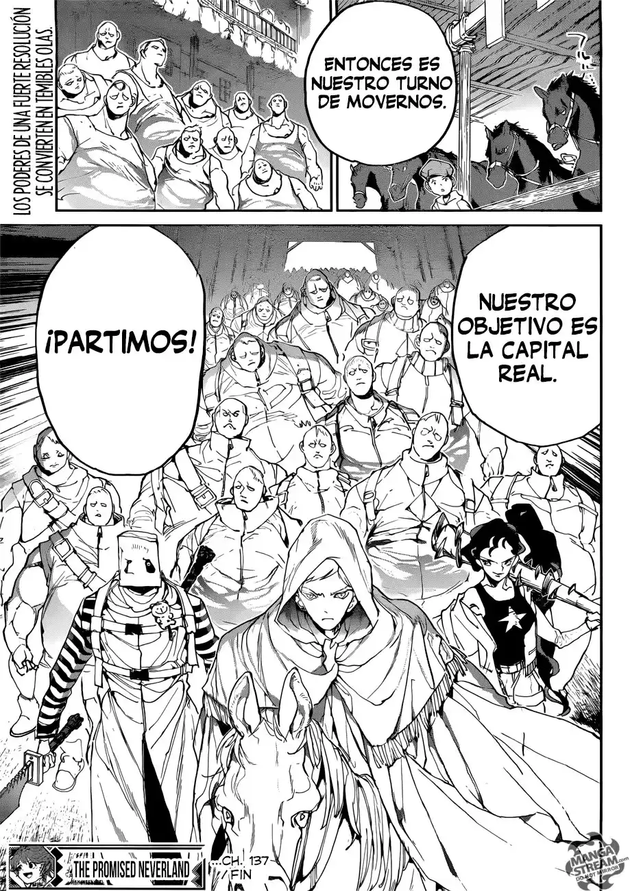 The Promised Neverland Capitulo 137: Transformación página 19