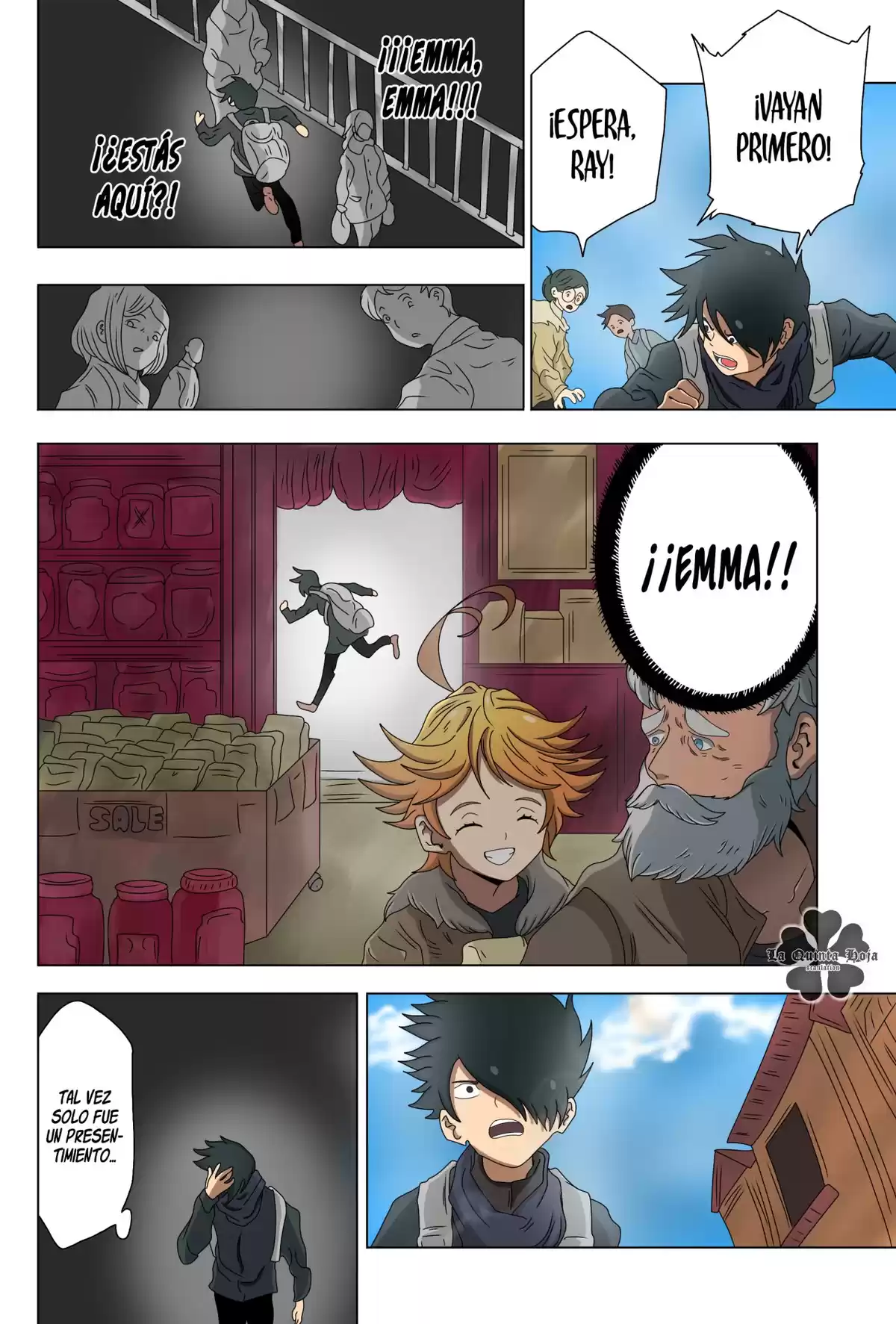 The Promised Neverland Capitulo 181.5: El otro lado del destino (Color) página 10