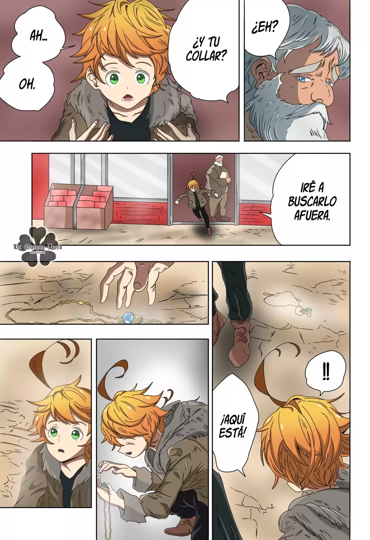 The Promised Neverland Capitulo 181.5: El otro lado del destino (Color) página 11