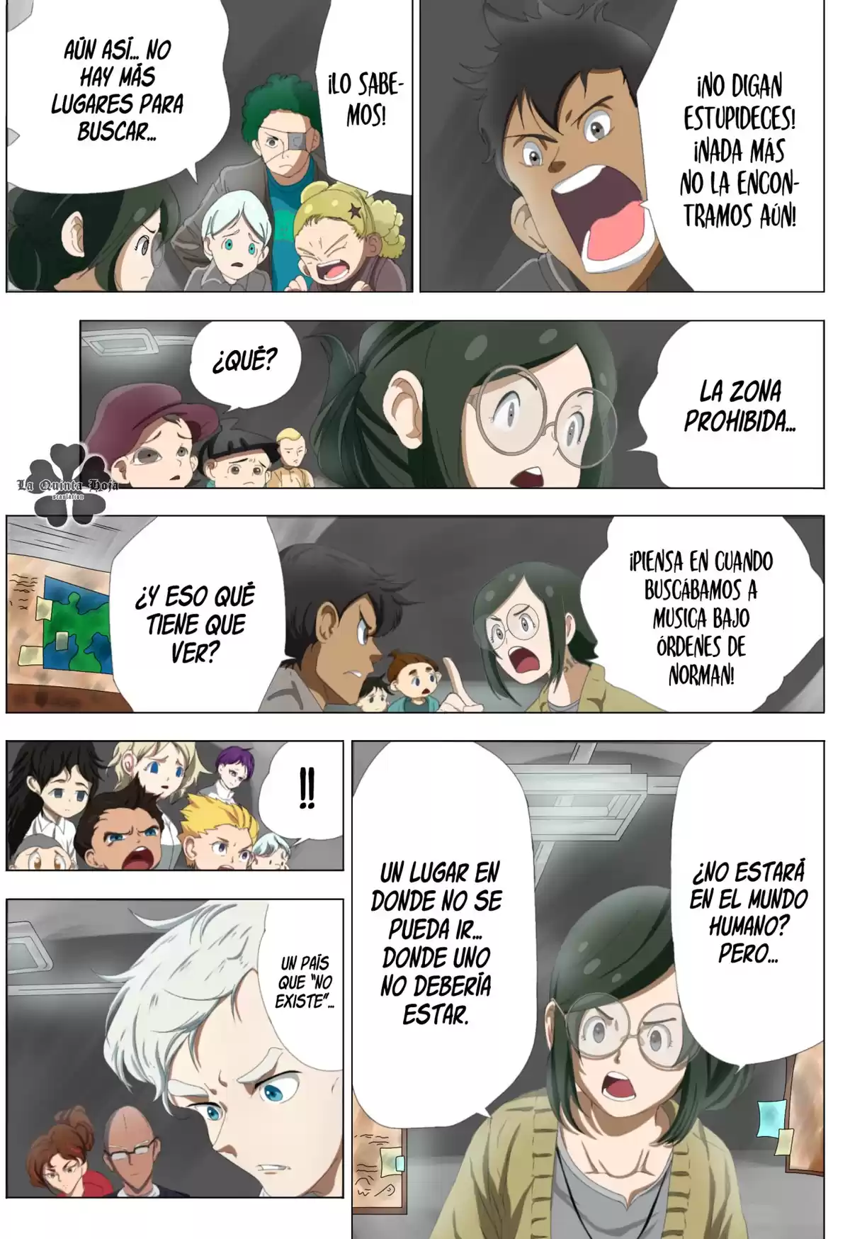 The Promised Neverland Capitulo 181.5: El otro lado del destino (Color) página 5