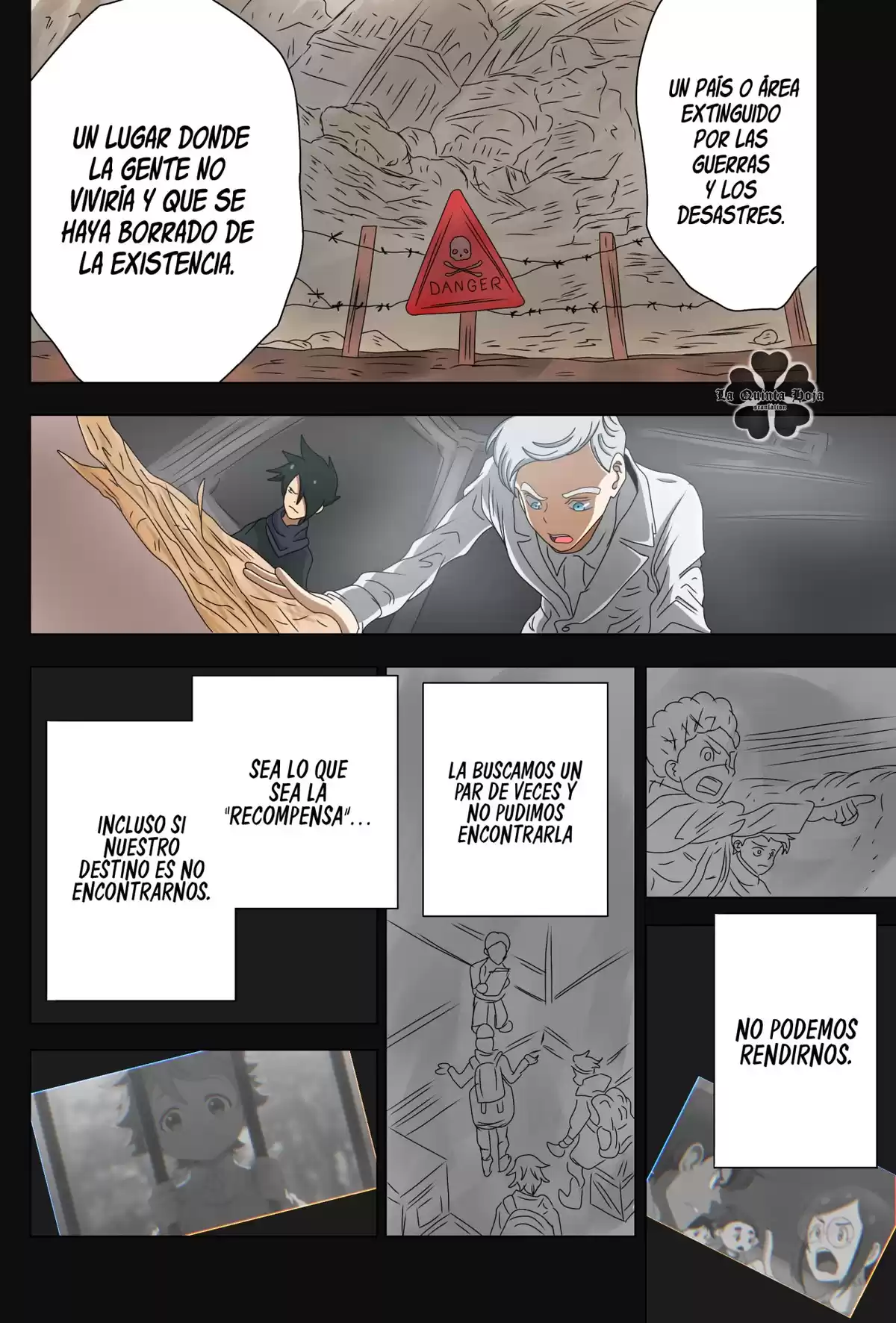 The Promised Neverland Capitulo 181.5: El otro lado del destino (Color) página 6