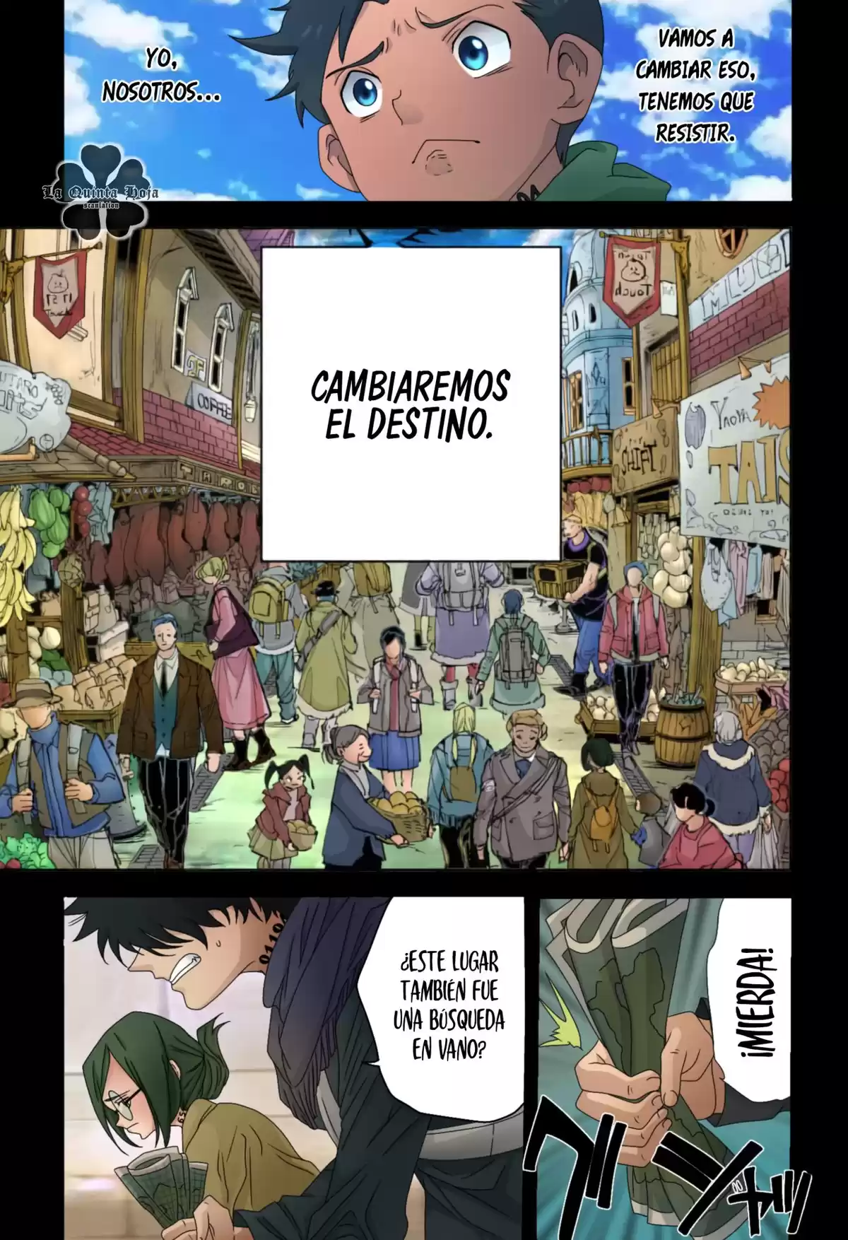 The Promised Neverland Capitulo 181.5: El otro lado del destino (Color) página 7