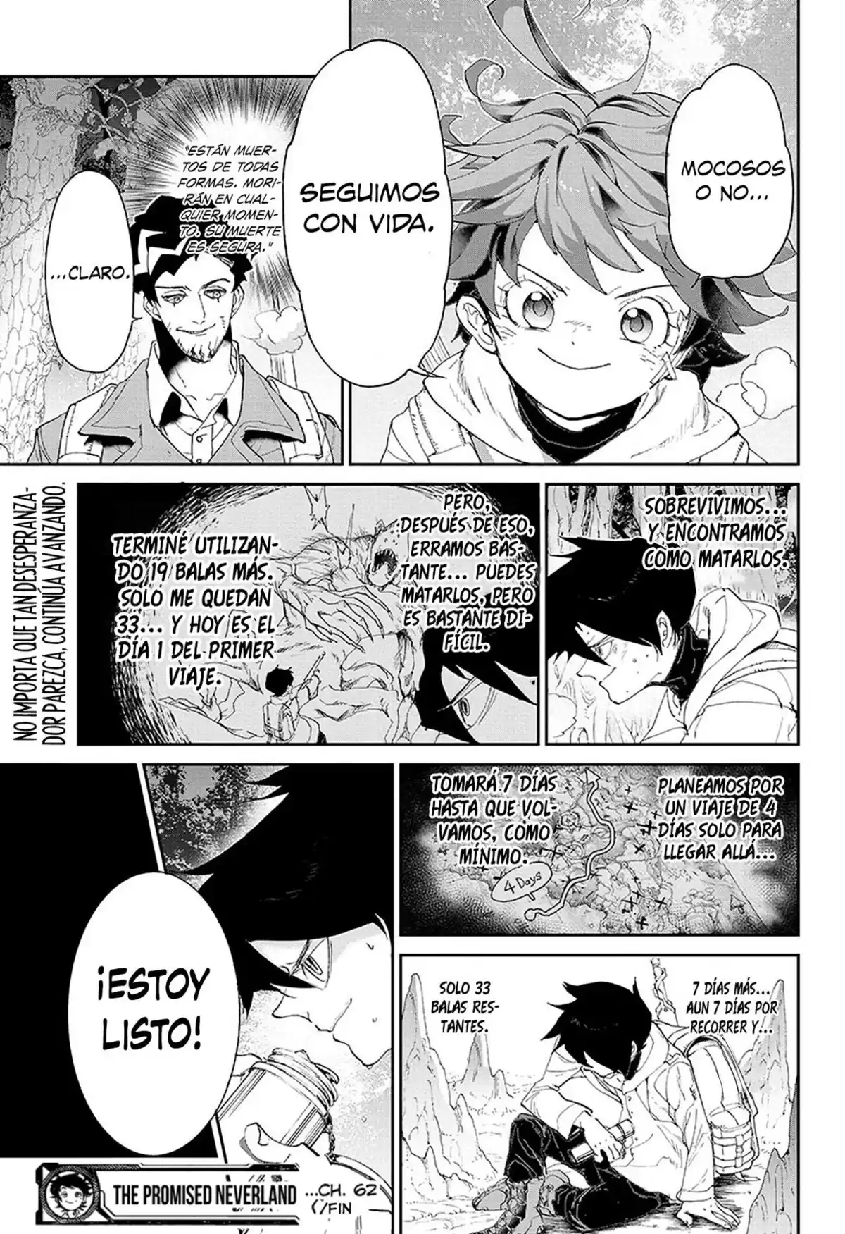 The Promised Neverland Capitulo 62: Monstruos Inmortales página 19