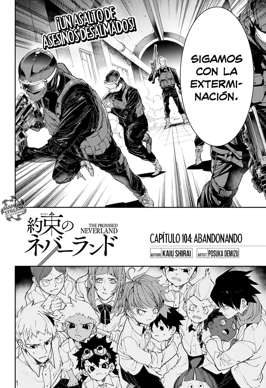 The Promised Neverland Capitulo 104: Abandonando página 4