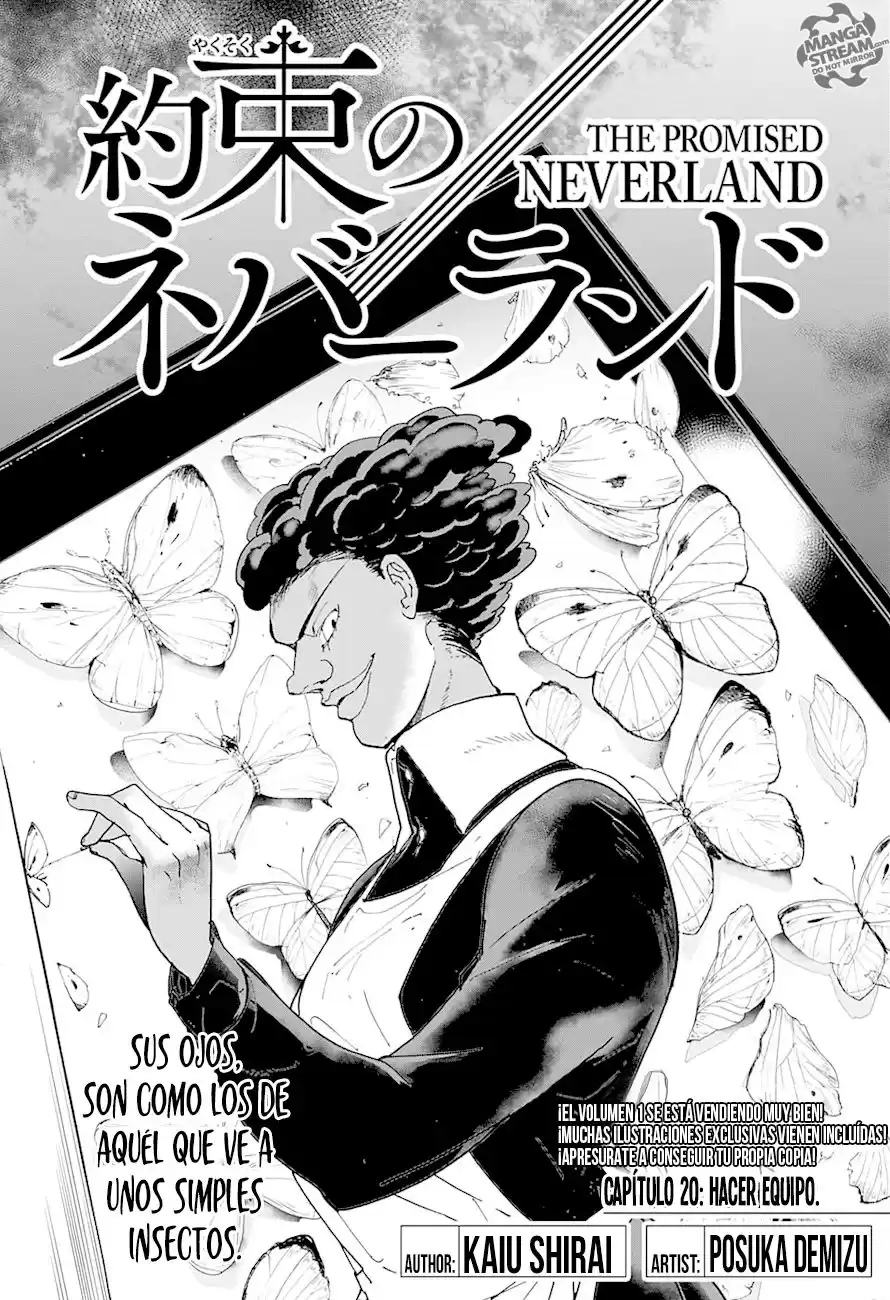 The Promised Neverland Capitulo 20: Hacer equipo página 3