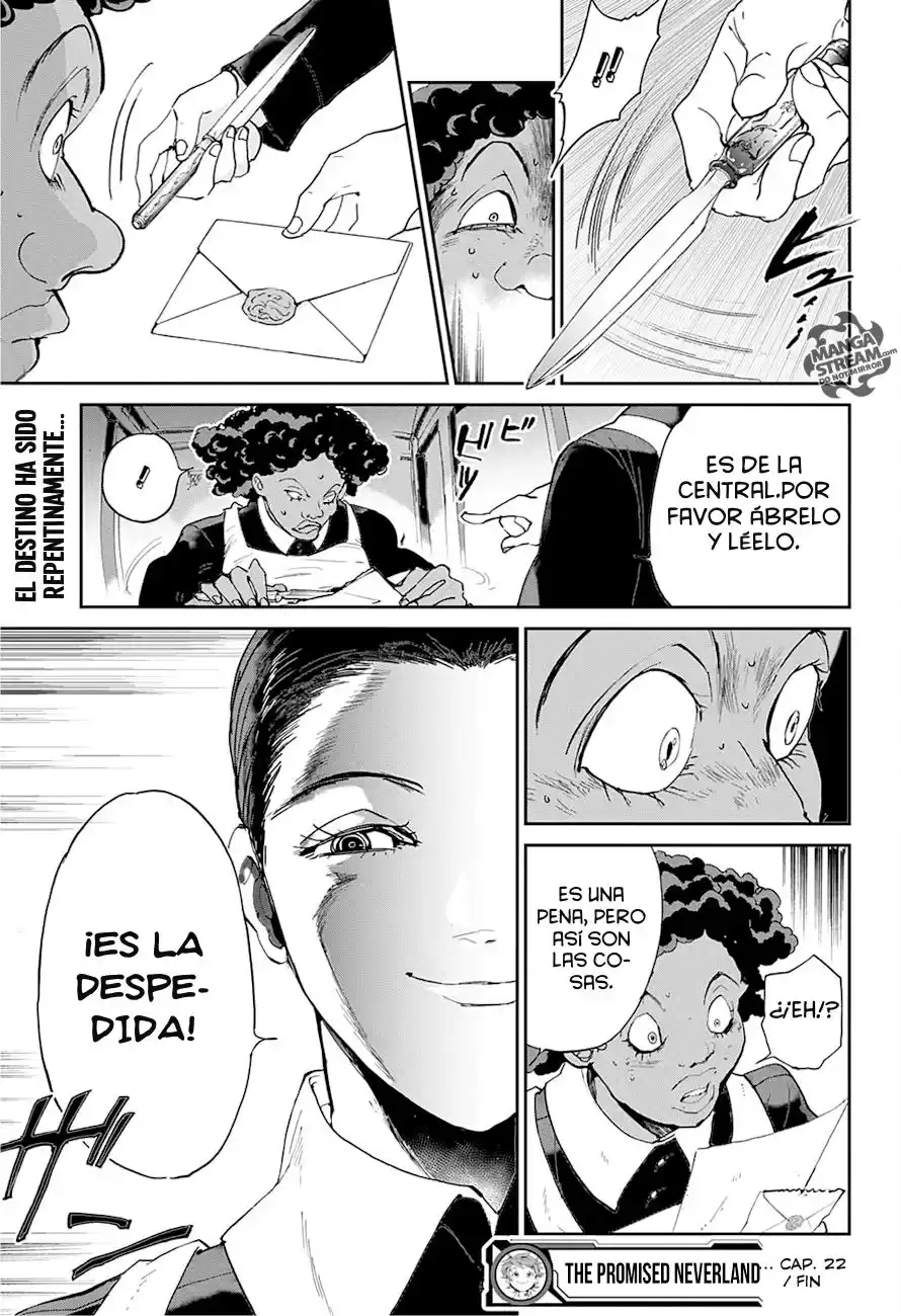 The Promised Neverland Capitulo 22: Anzuelo página 20