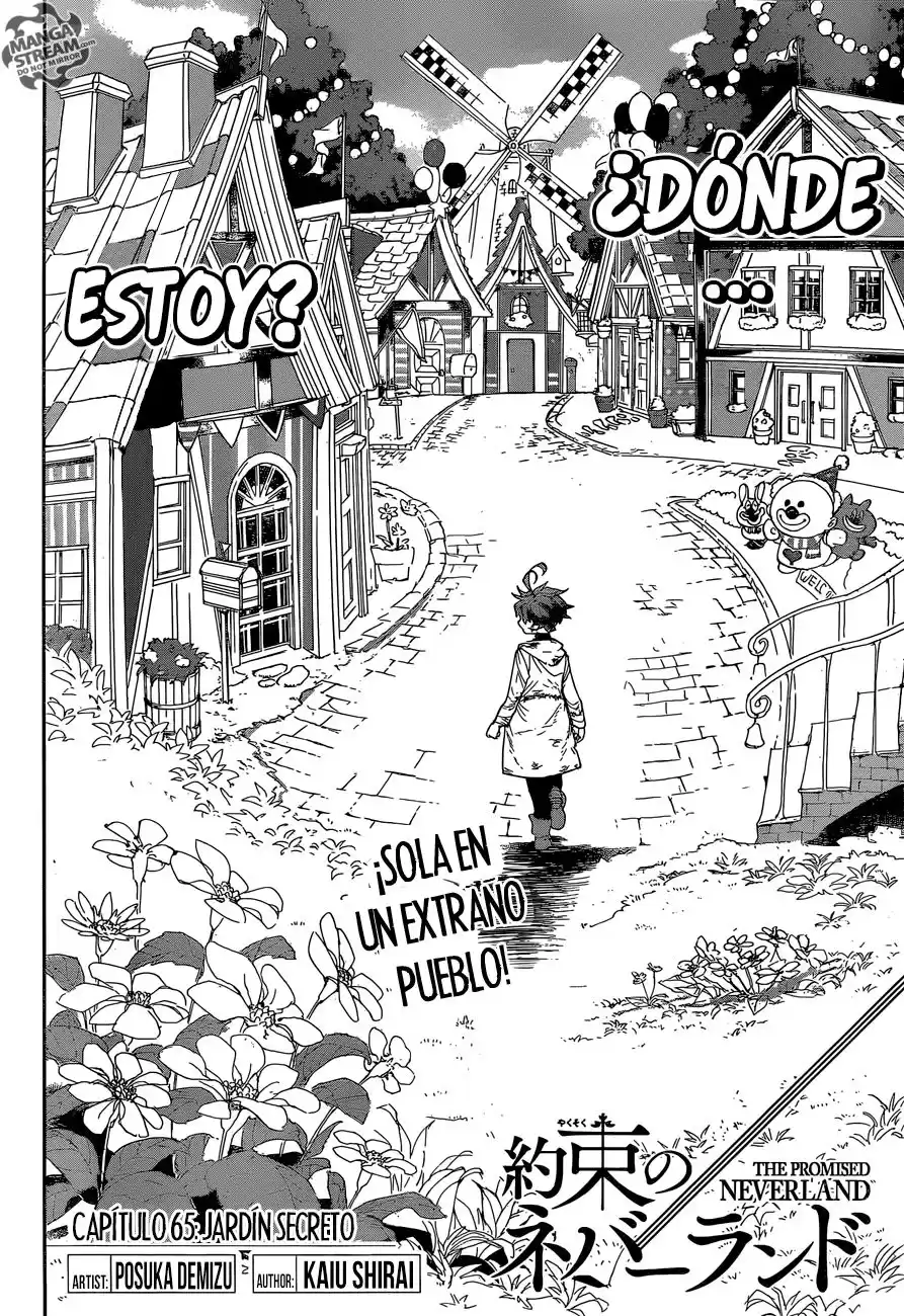 The Promised Neverland Capitulo 65: Jardín secreto página 3