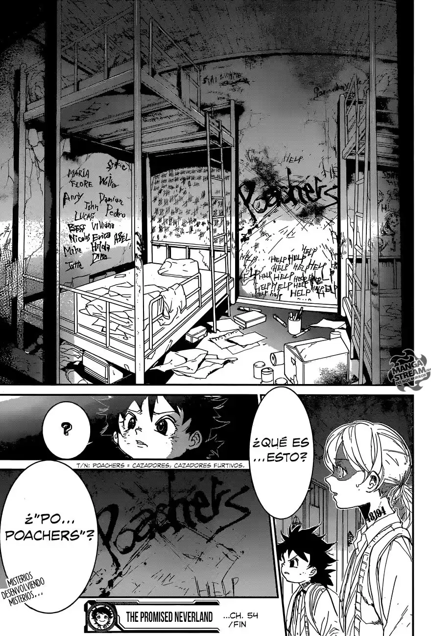 The Promised Neverland Capitulo 54: B06 32 (4) página 20