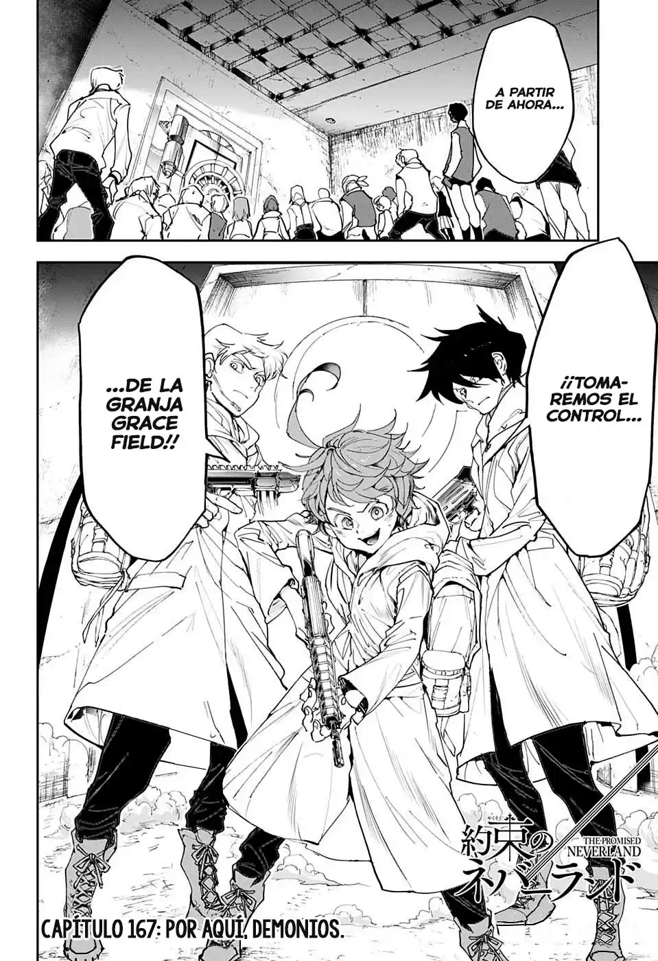 The Promised Neverland Capitulo 167: Por aquí, demonios página 3