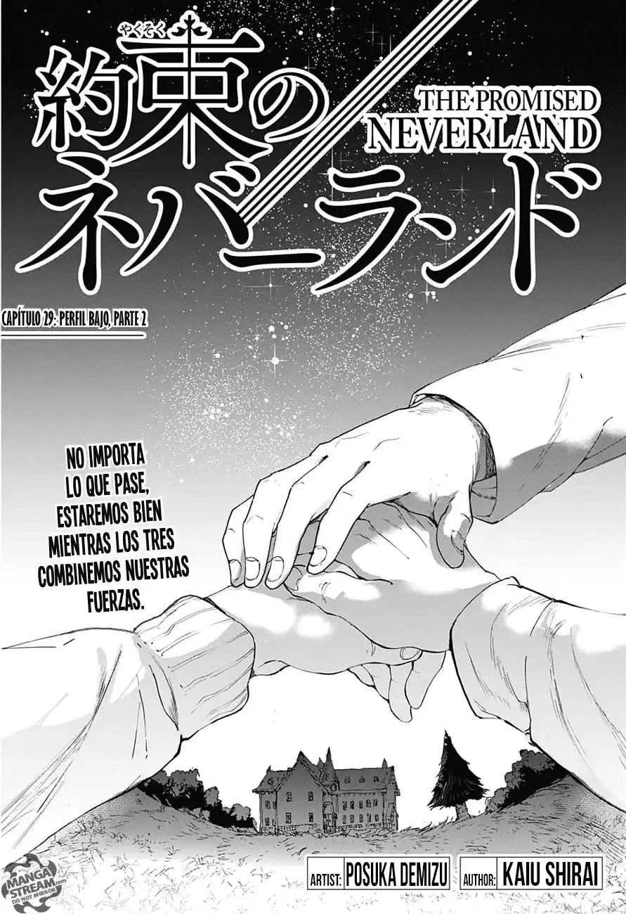 The Promised Neverland Capitulo 29: Perfil bajo, parte 2. página 2