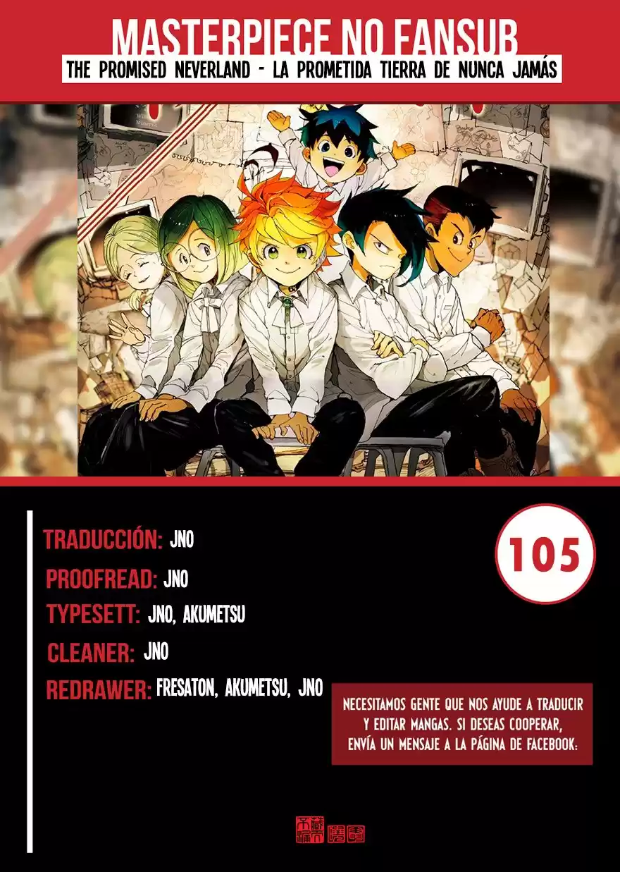The Promised Neverland Capitulo 105: Sueño Inalcanzable página 1