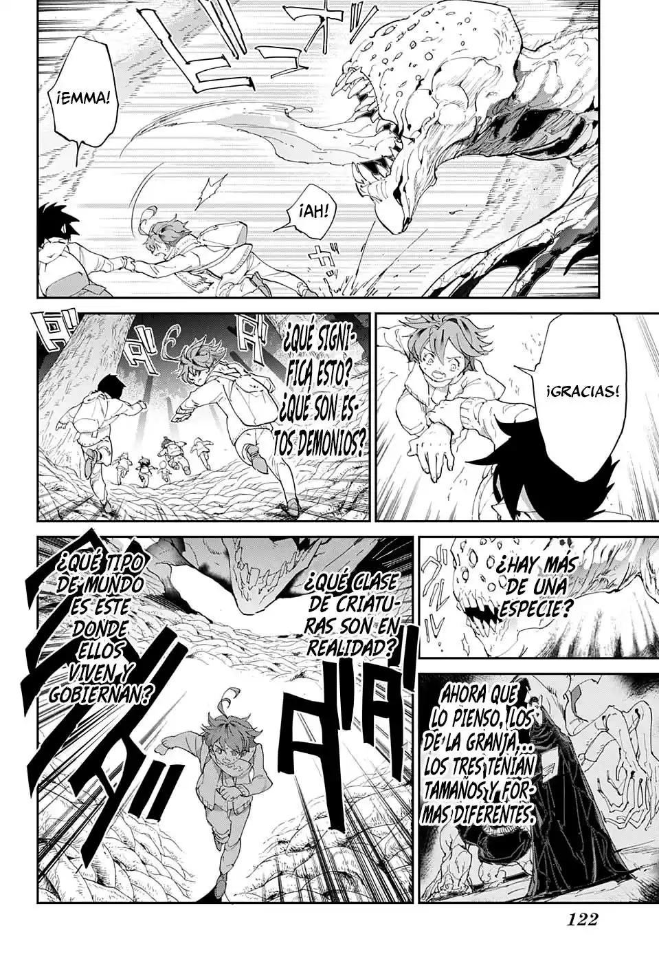 The Promised Neverland Capitulo 42: No somos comida página 7