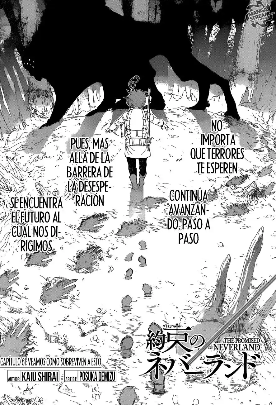 The Promised Neverland Capitulo 61: Veamos como sobreviven a esto página 2