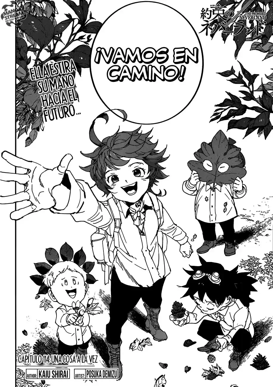 The Promised Neverland Capitulo 114: Una cosa a la vez página 4