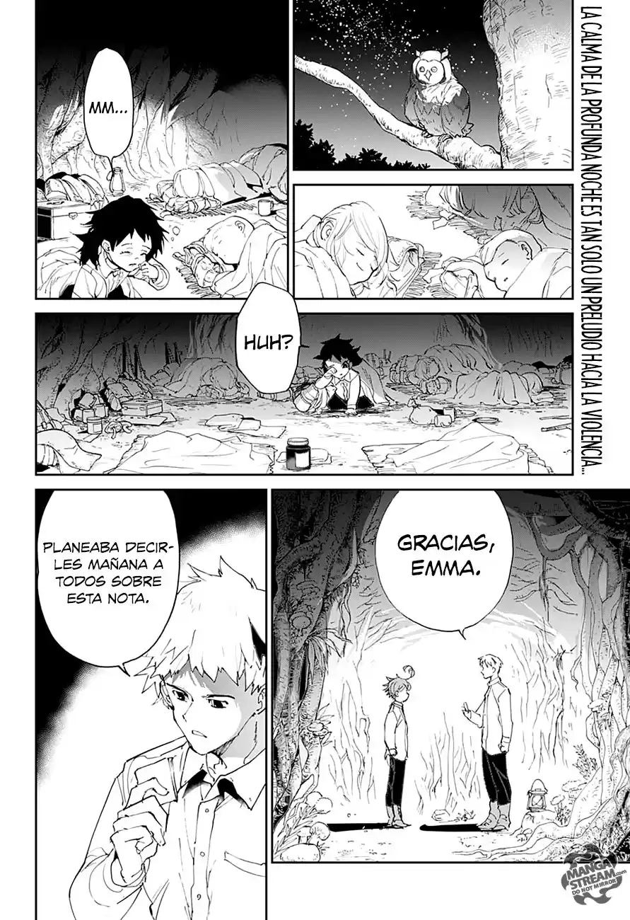 The Promised Neverland Capitulo 111: Un visitante molesto página 4