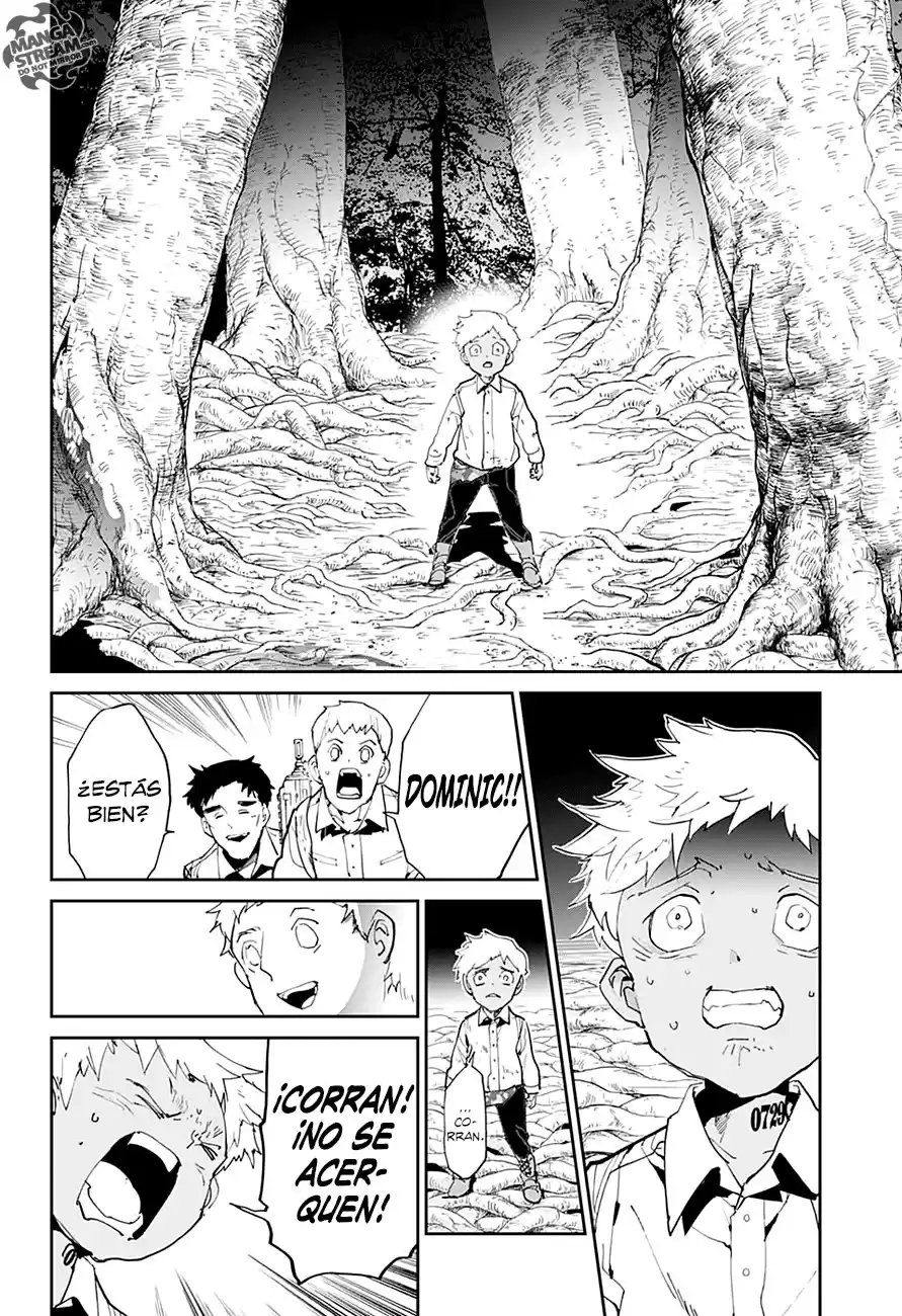 The Promised Neverland Capitulo 111: Un visitante molesto página 8