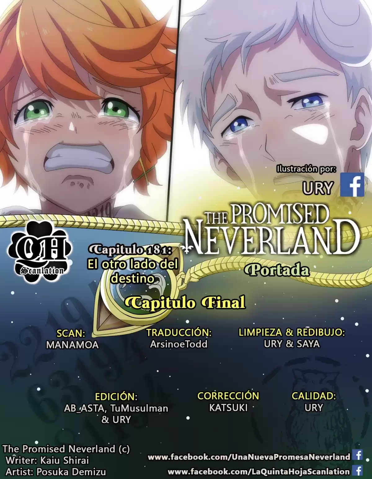 The Promised Neverland Capitulo 181: El otro lado del destino (Final) página 1