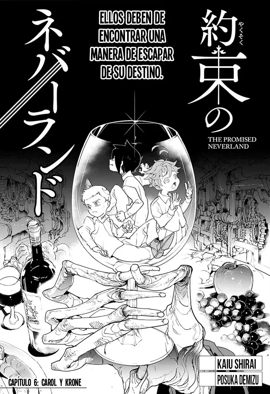 The Promised Neverland Capitulo 6: Carol y Krone página 3