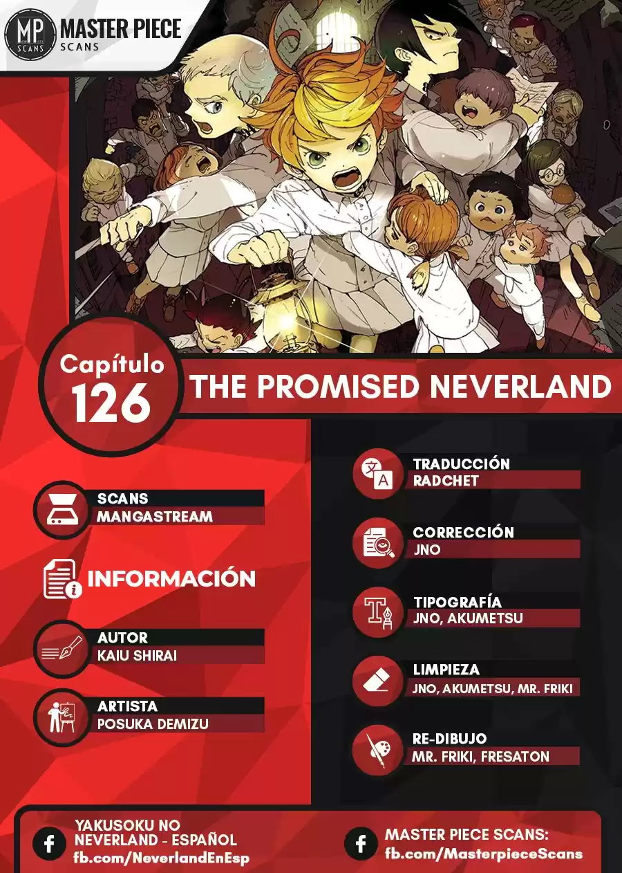 The Promised Neverland Capitulo 126: Una charla entre tres página 1