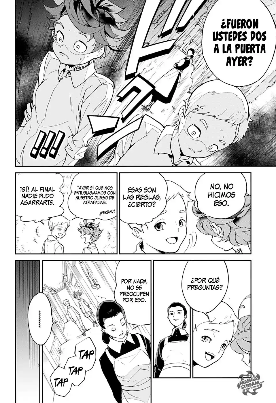 The Promised Neverland Capitulo 3: La Dama de Hierro página 22