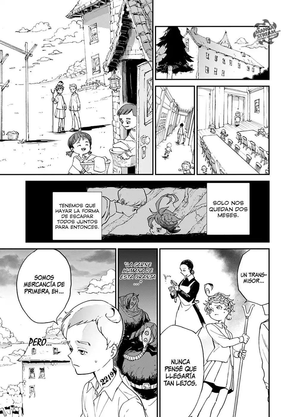 The Promised Neverland Capitulo 3: La Dama de Hierro página 5