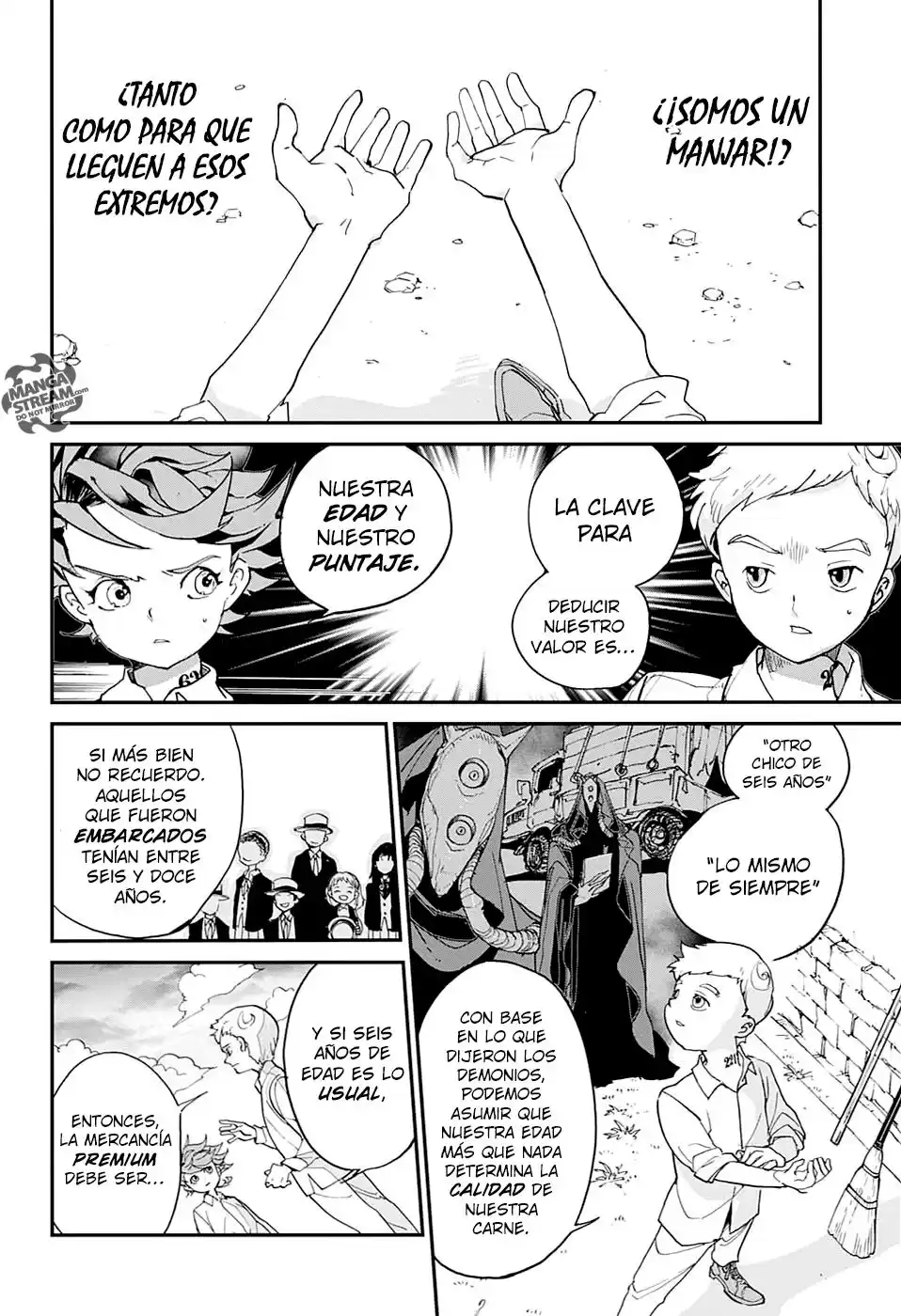 The Promised Neverland Capitulo 3: La Dama de Hierro página 6