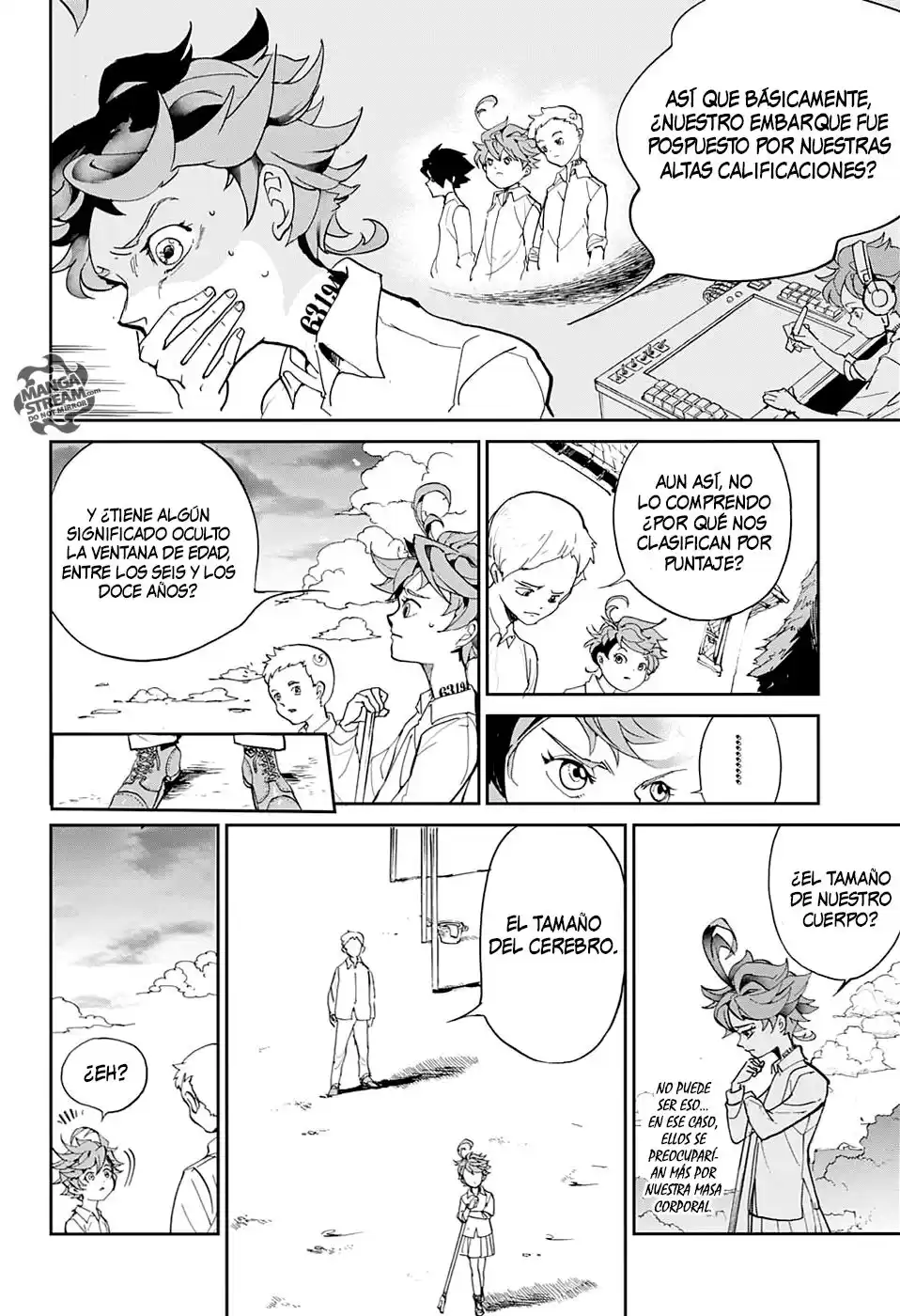 The Promised Neverland Capitulo 3: La Dama de Hierro página 8