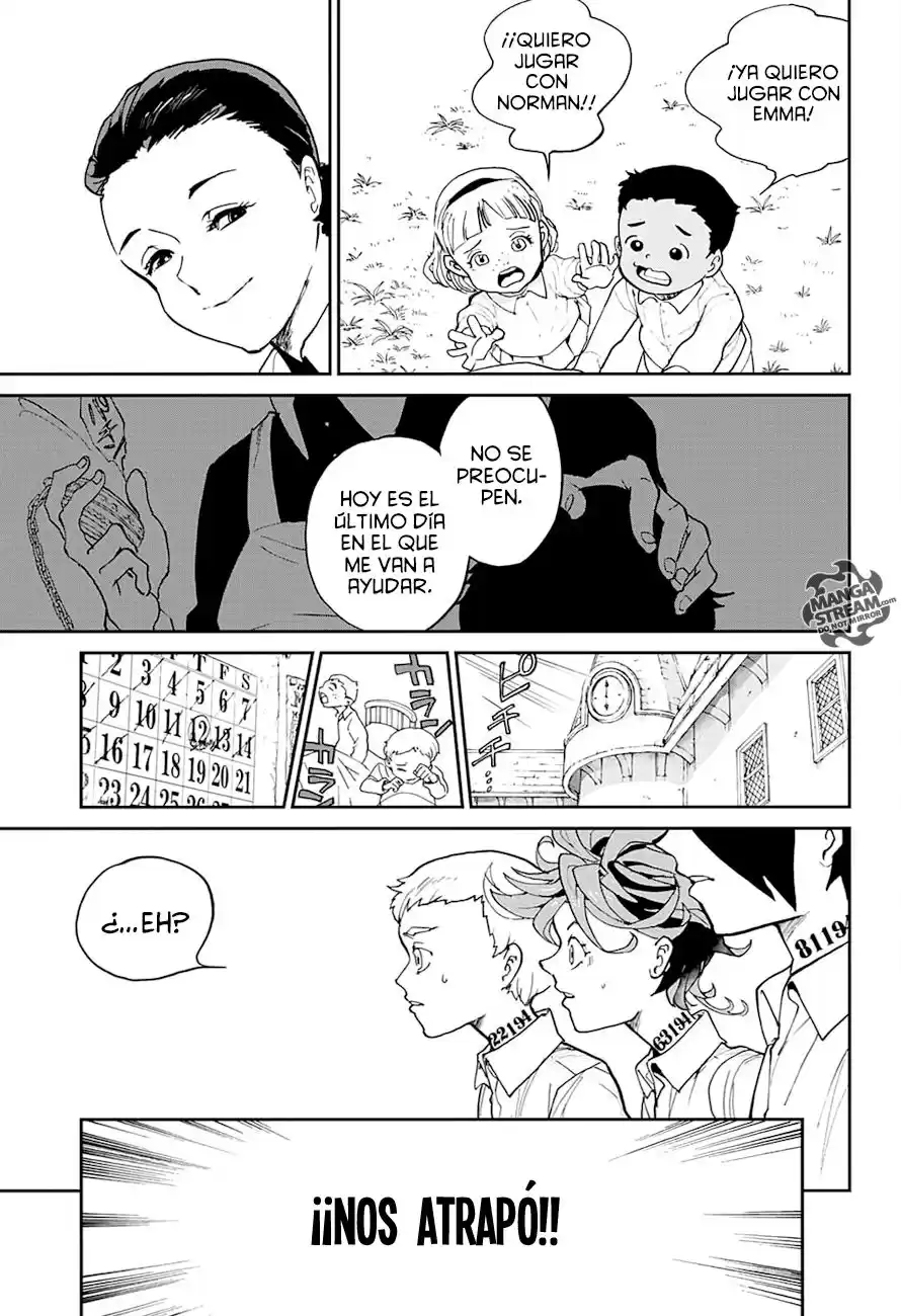 The Promised Neverland Capitulo 5: ¡Nos atrapó! página 16