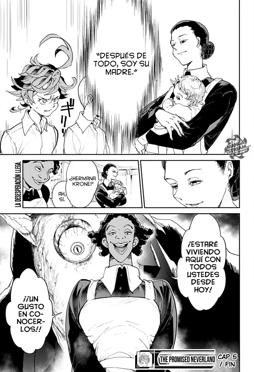 The Promised Neverland Capitulo 5: ¡Nos atrapó! página 20