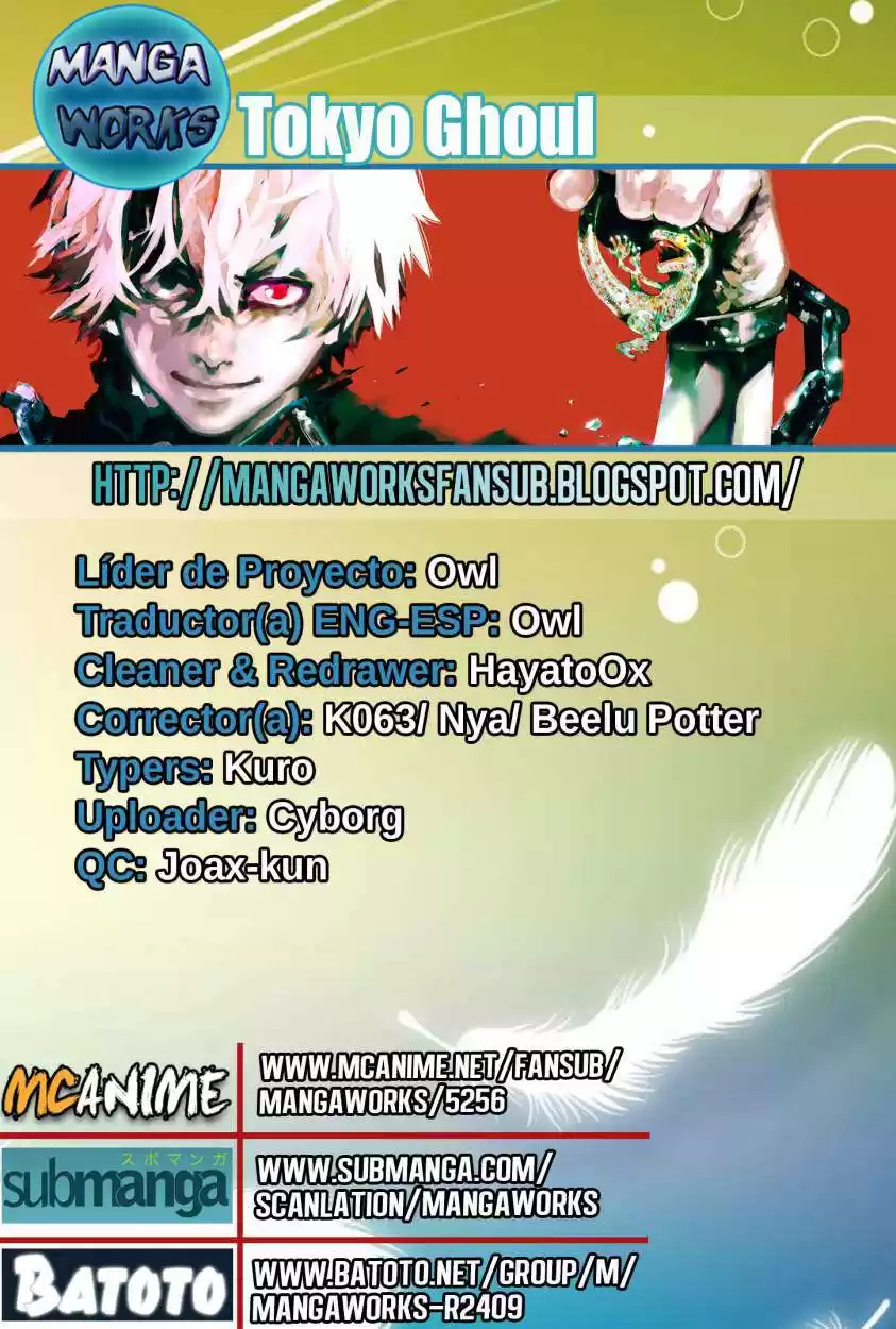 Tokyo Ghoul Capitulo 142 página 1