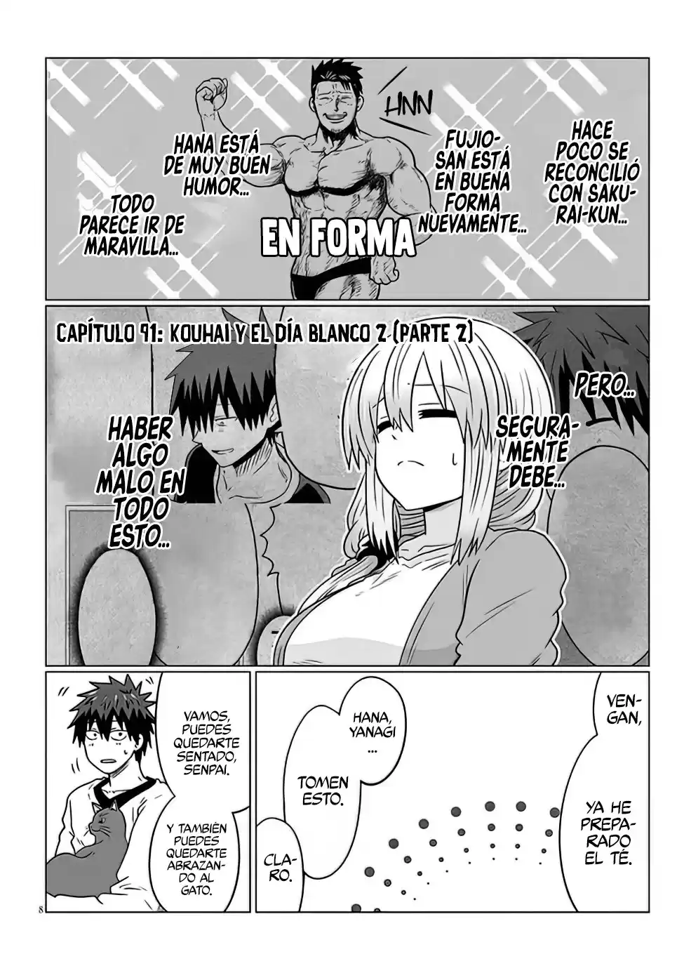 Uzaki-chan wa Asobitai! Capitulo 91.2 página 3