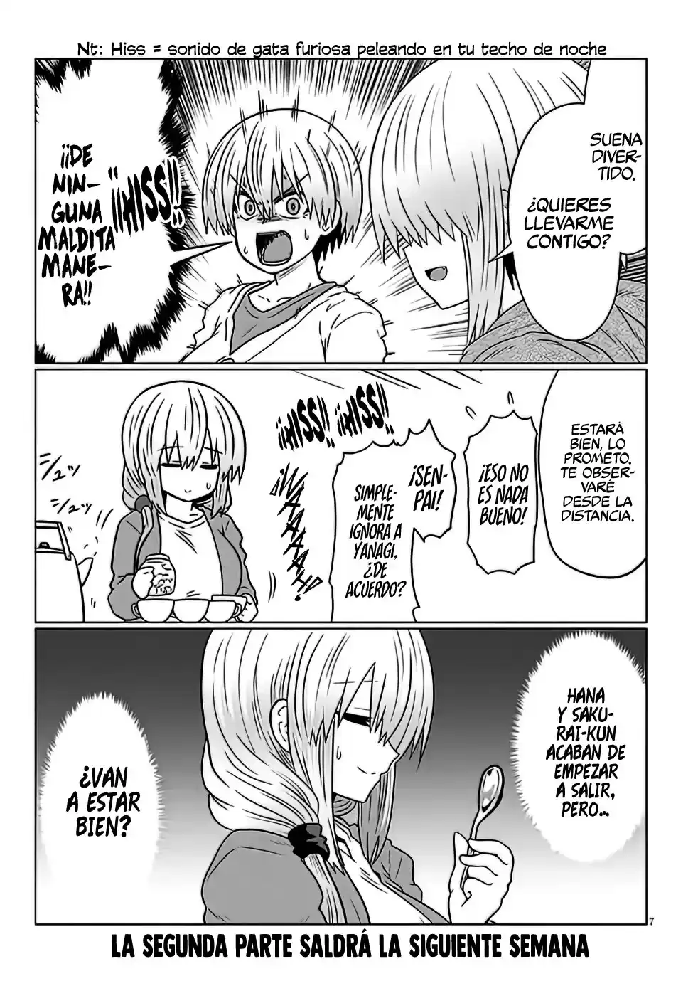 Uzaki-chan wa Asobitai! Capitulo 91.1 página 8