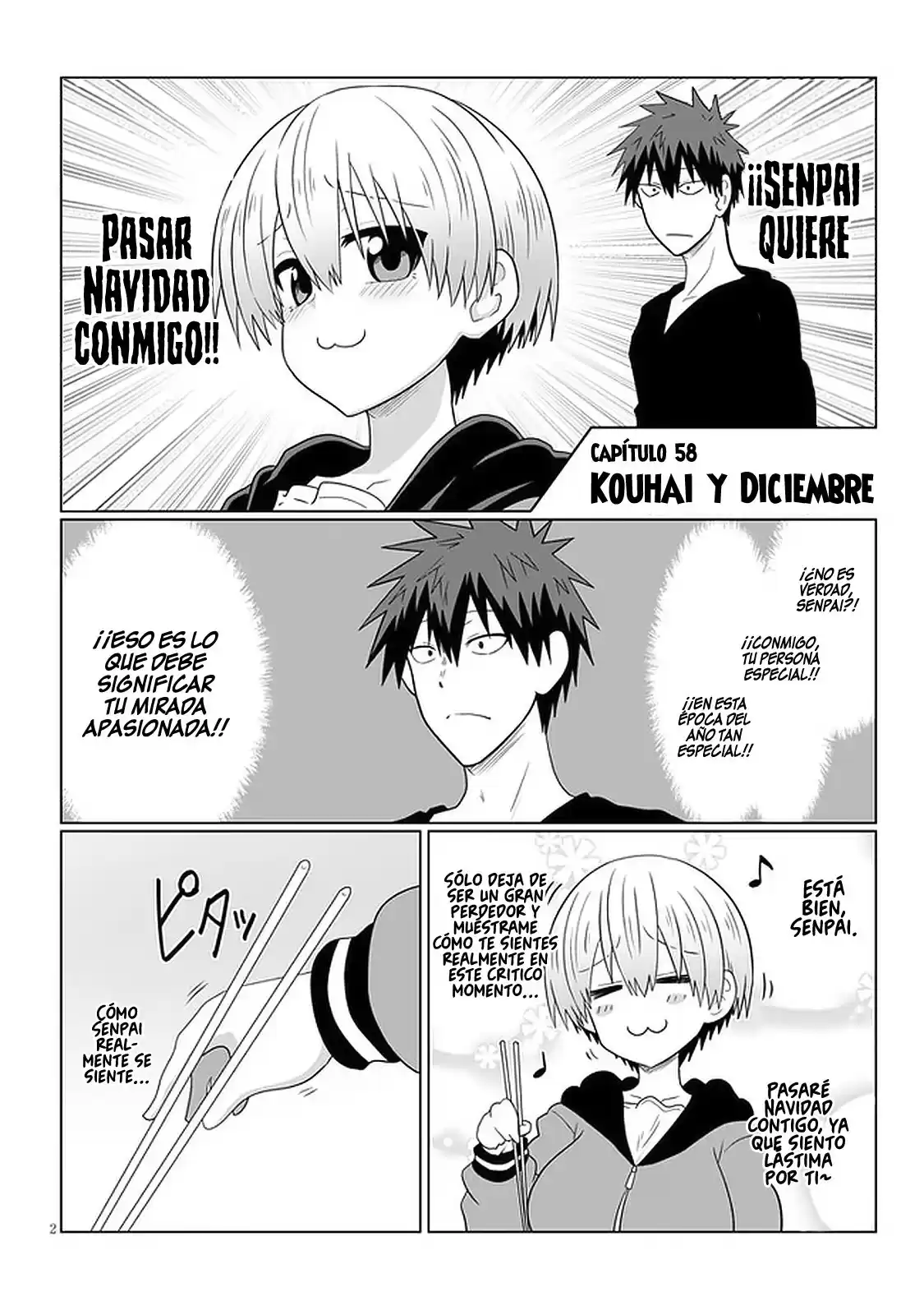 Uzaki-chan wa Asobitai! Capitulo 58 página 4