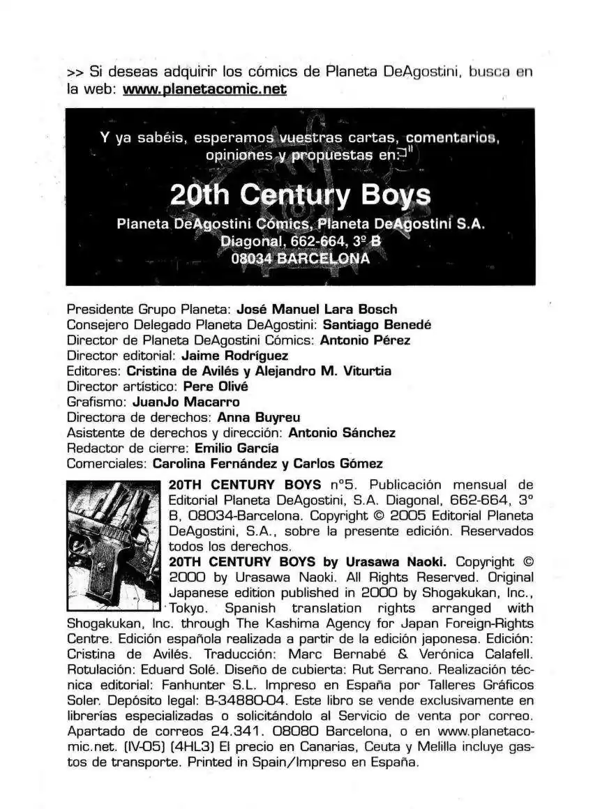 20th Century Boys Capitulo 44 página 4