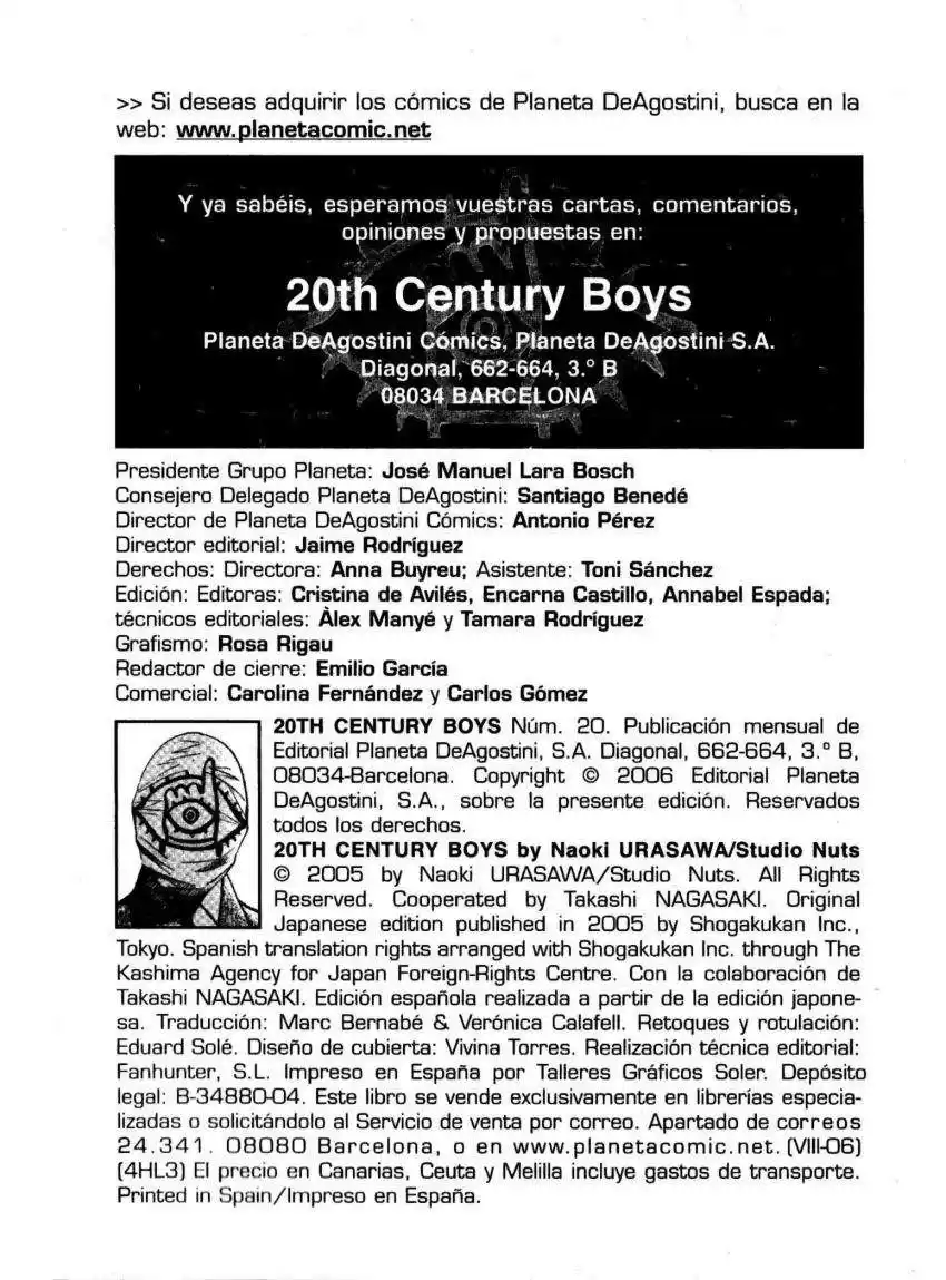 20th Century Boys Capitulo 215 página 4