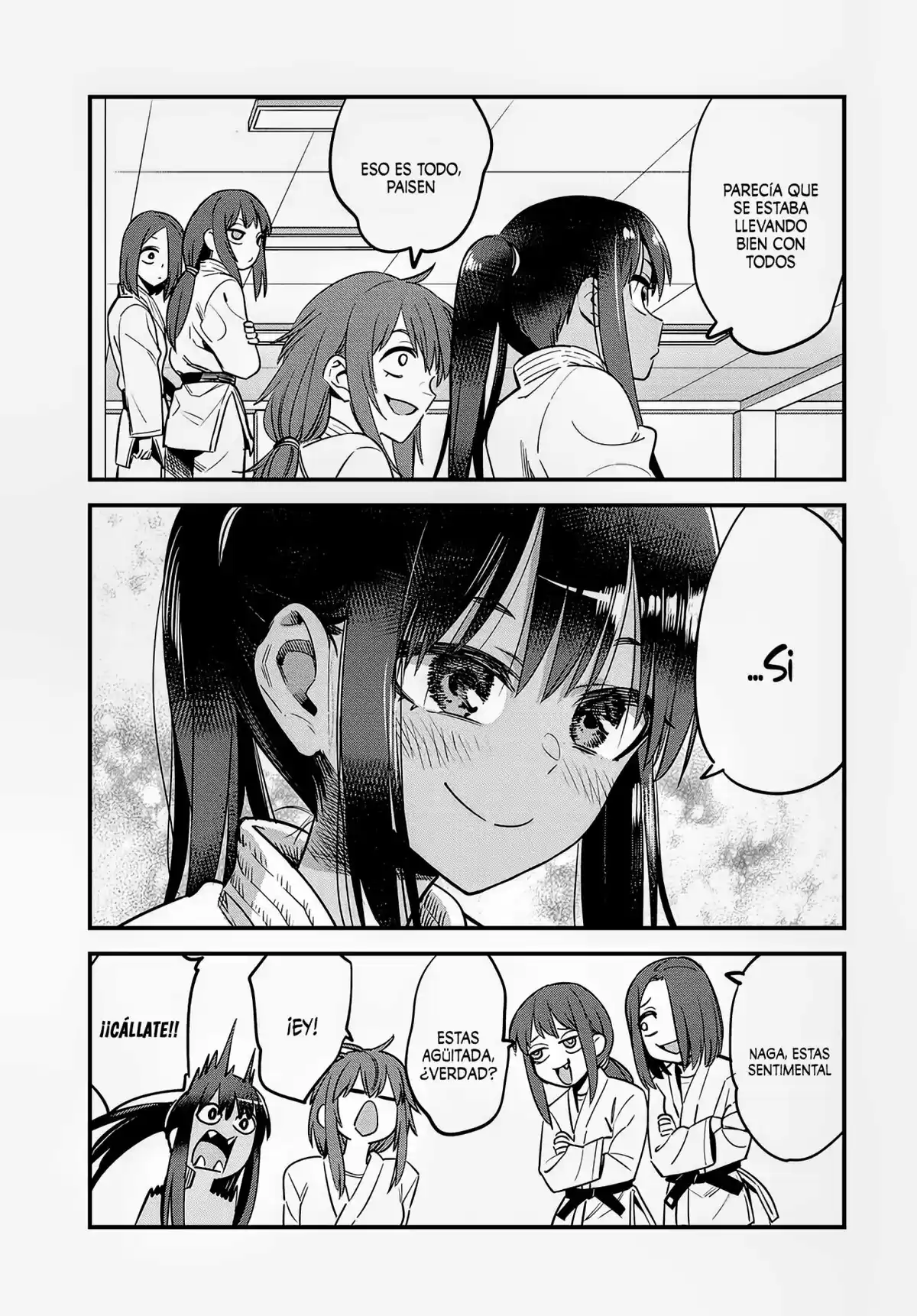 Ijiranaide, Nagatoro-san Capitulo 130: Incluso senpai lo esta intentando tan duro página 5