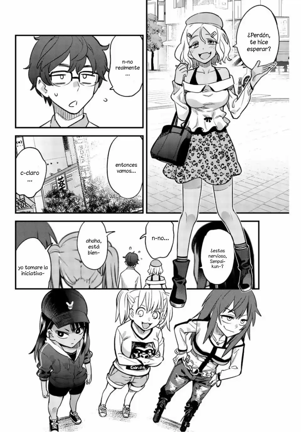 Ijiranaide, Nagatoro-san Capitulo 35: ¡¡Senpai, no hay forma de que alguien tan asqueroso como tu, tenga una cita apropiada!! página 13